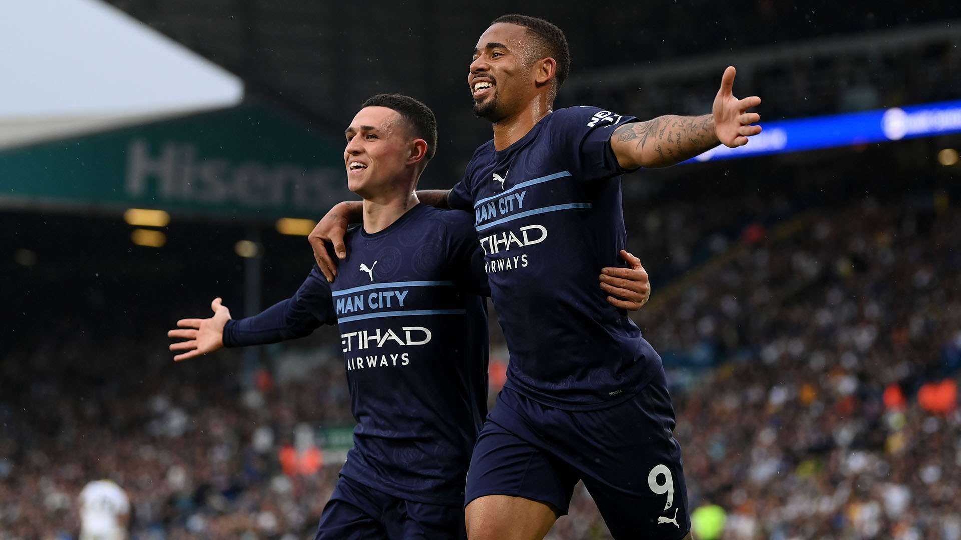 Phil Foden Gabriel Jesus Man City 2021-22