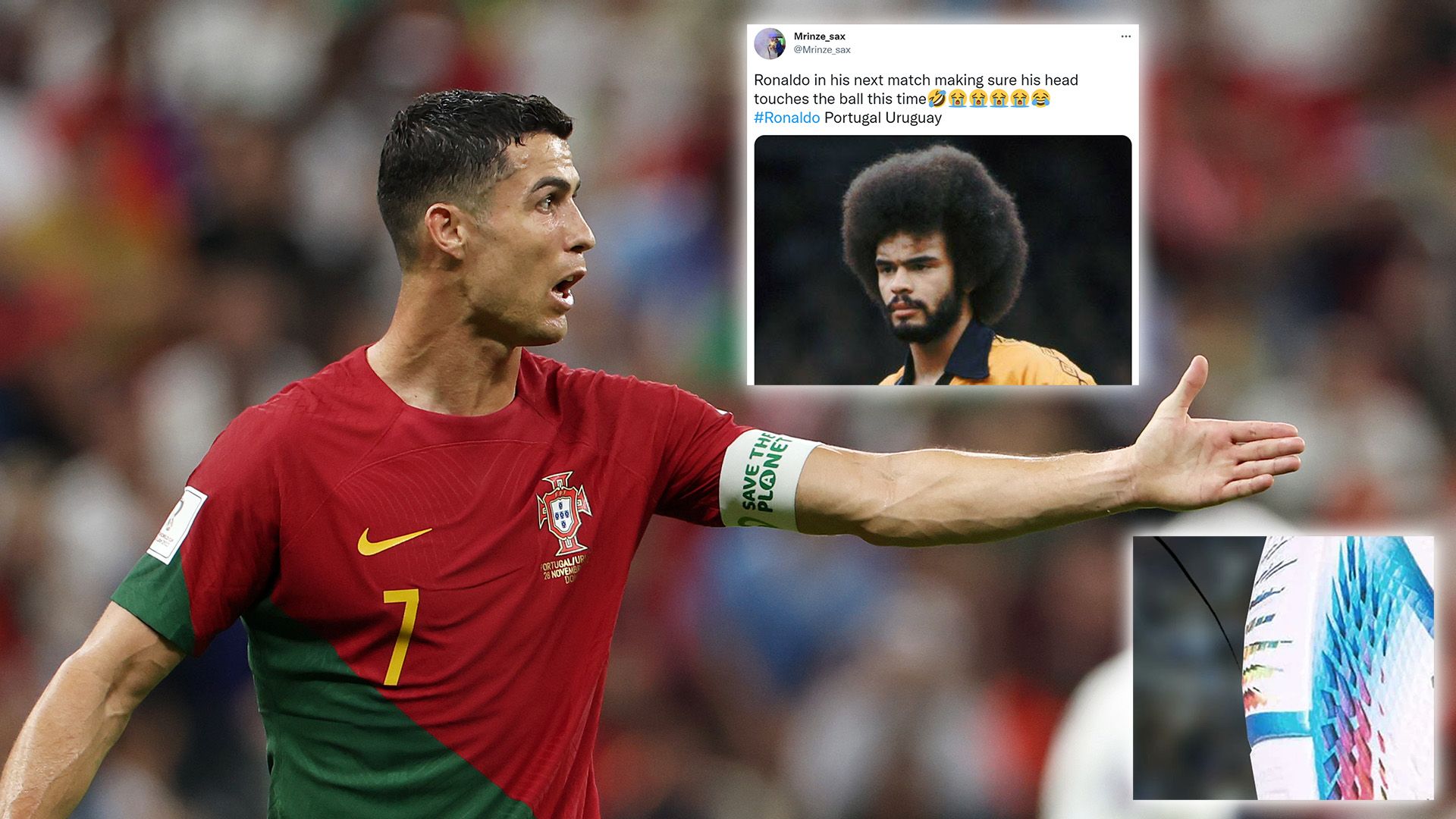 GFX Cristiano Ronaldo goal Uruguay