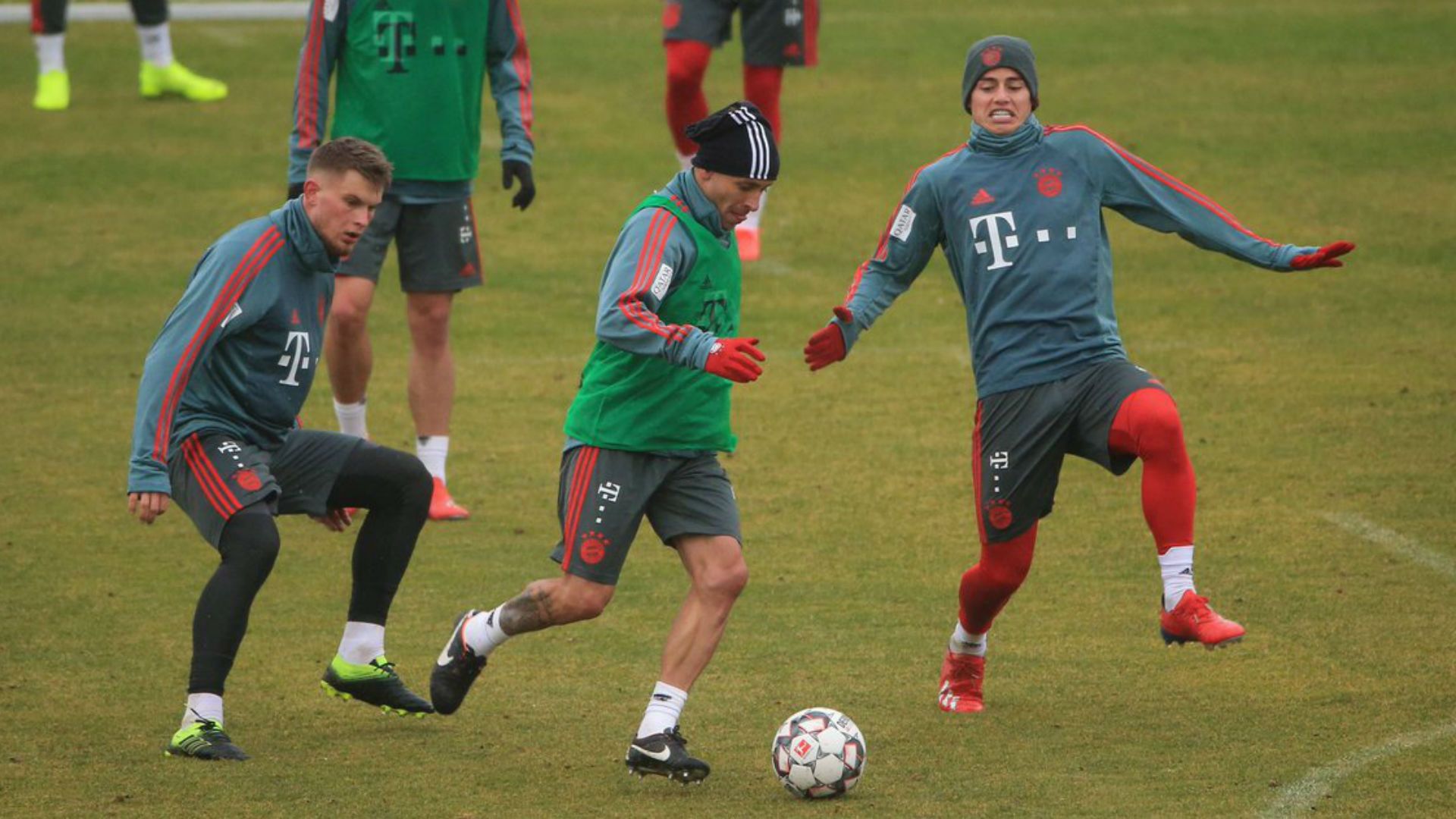 James Rodríguez entrenamiento Bayern Munich