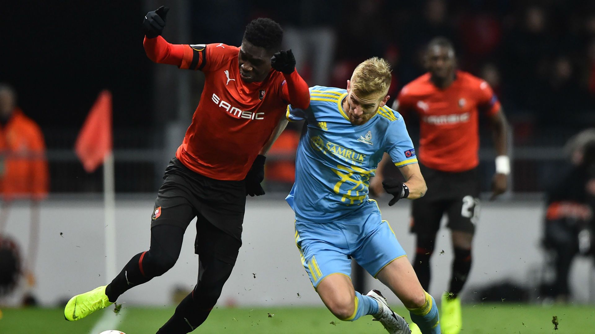 Ismaila Sarr rennes Astana Europa League 13122018