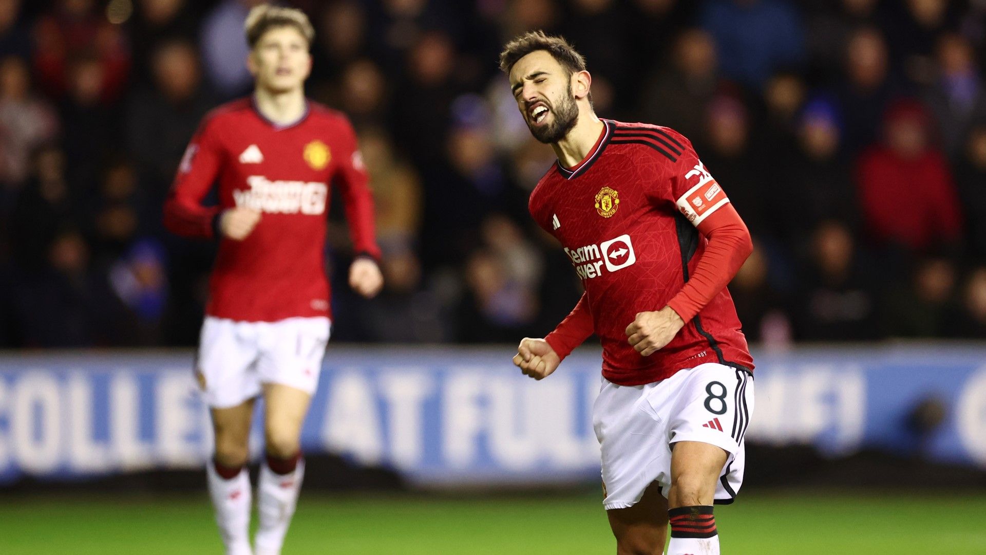 Bruno Fernandes Man Utd Wigan