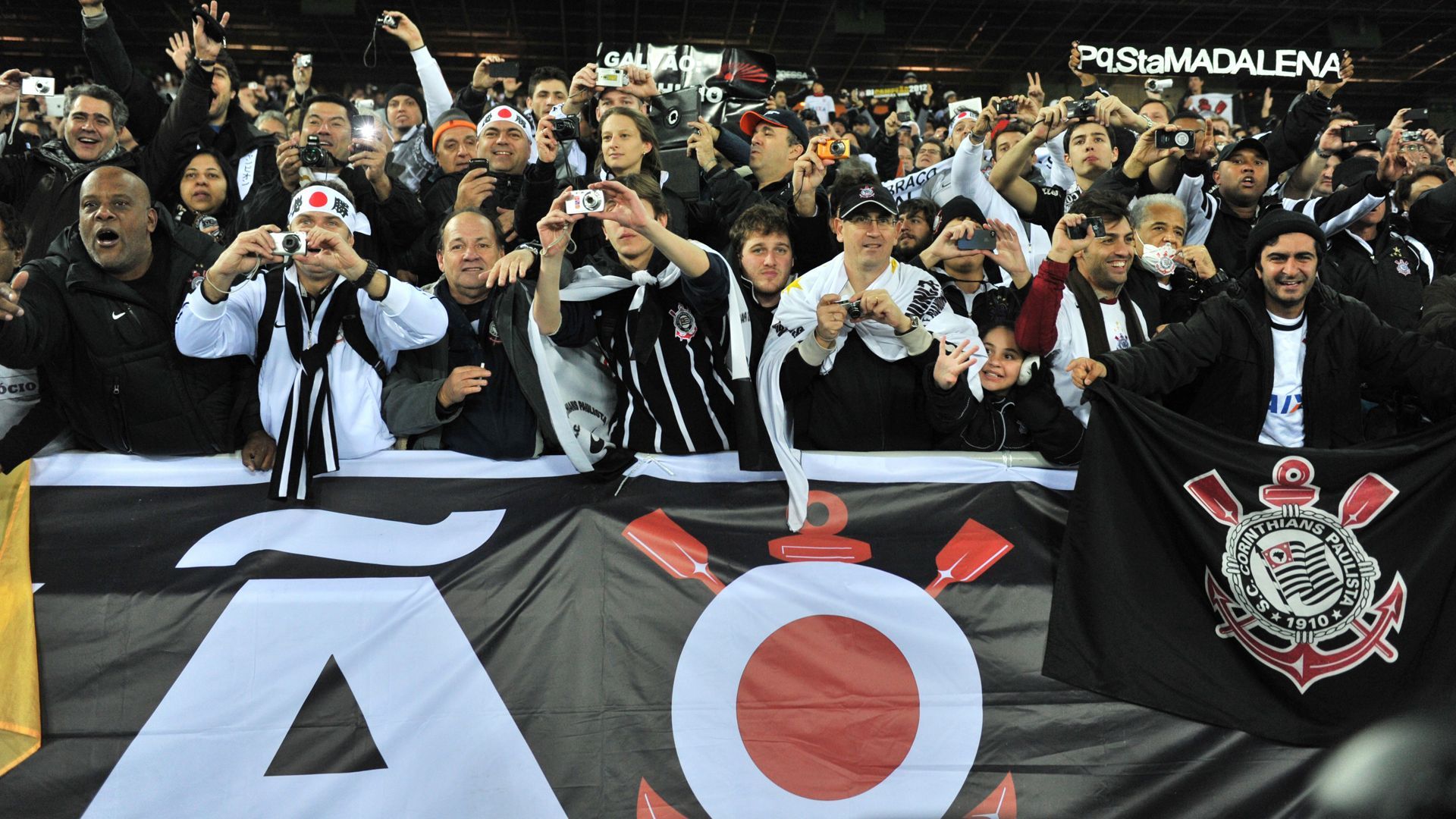 Corinthians fans Club World Cup 2012 Yokohama Japan