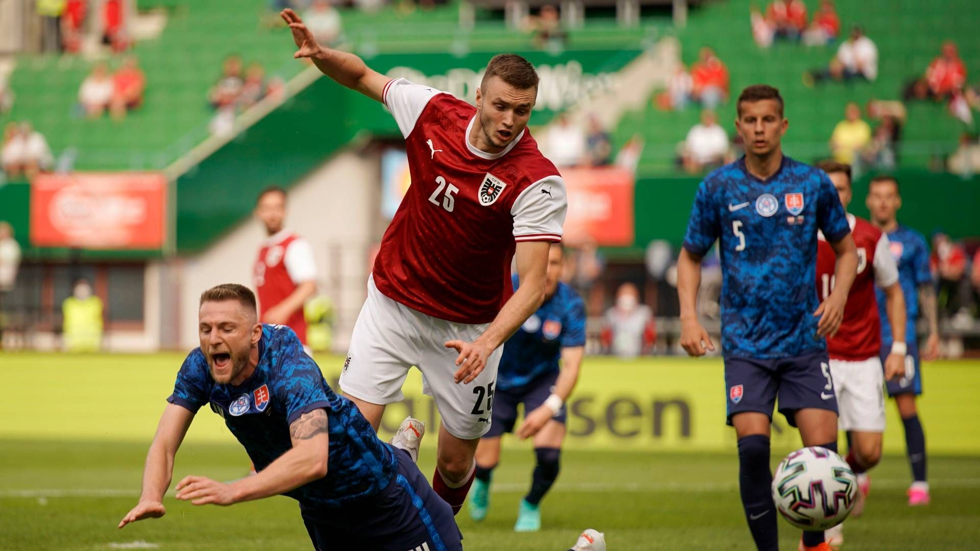 Sasa Kalajdzic Milan Skriniar Österreich Slowenien 11062021
