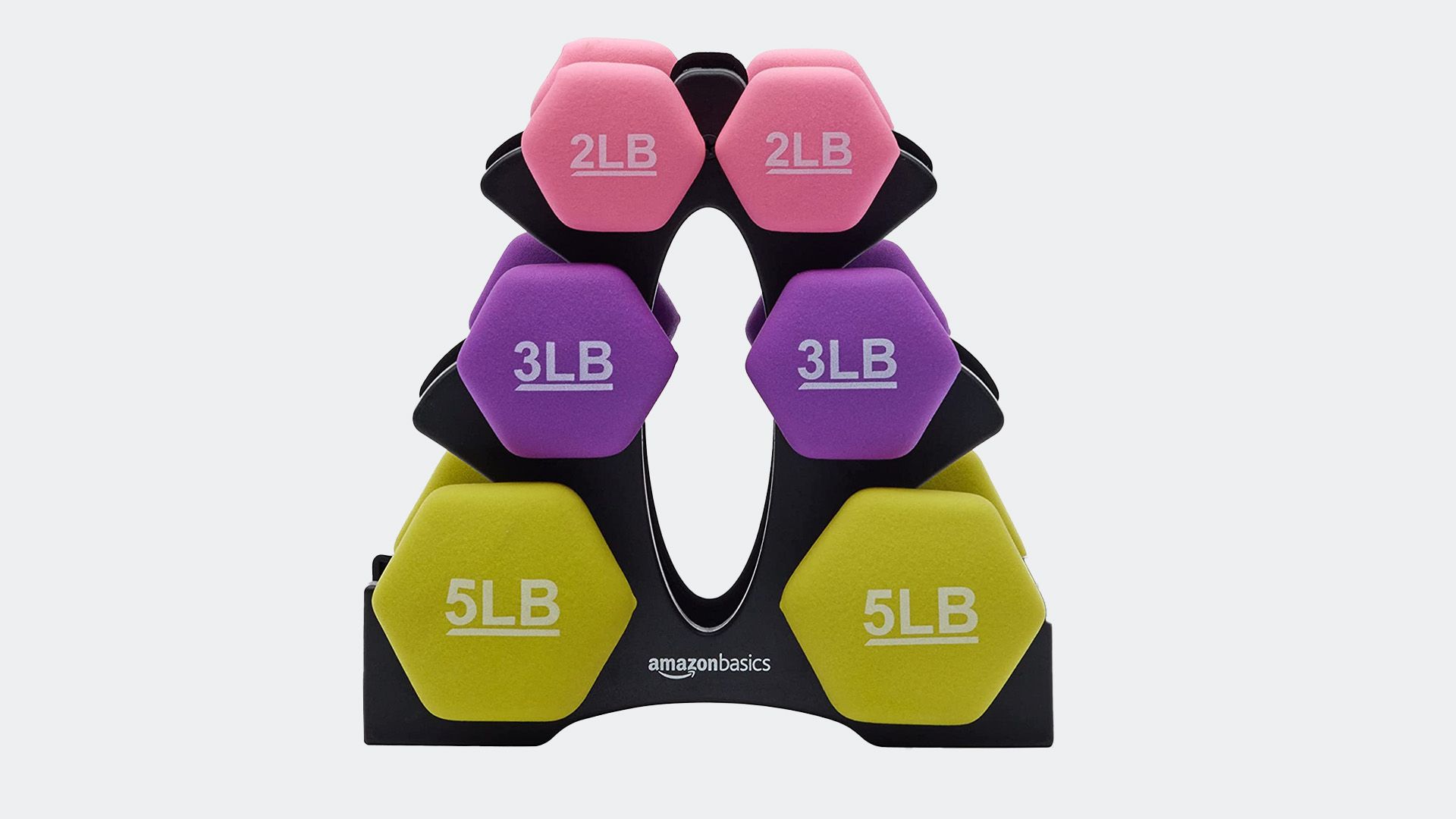 Amazon Basics Neoprene Weight Set 
