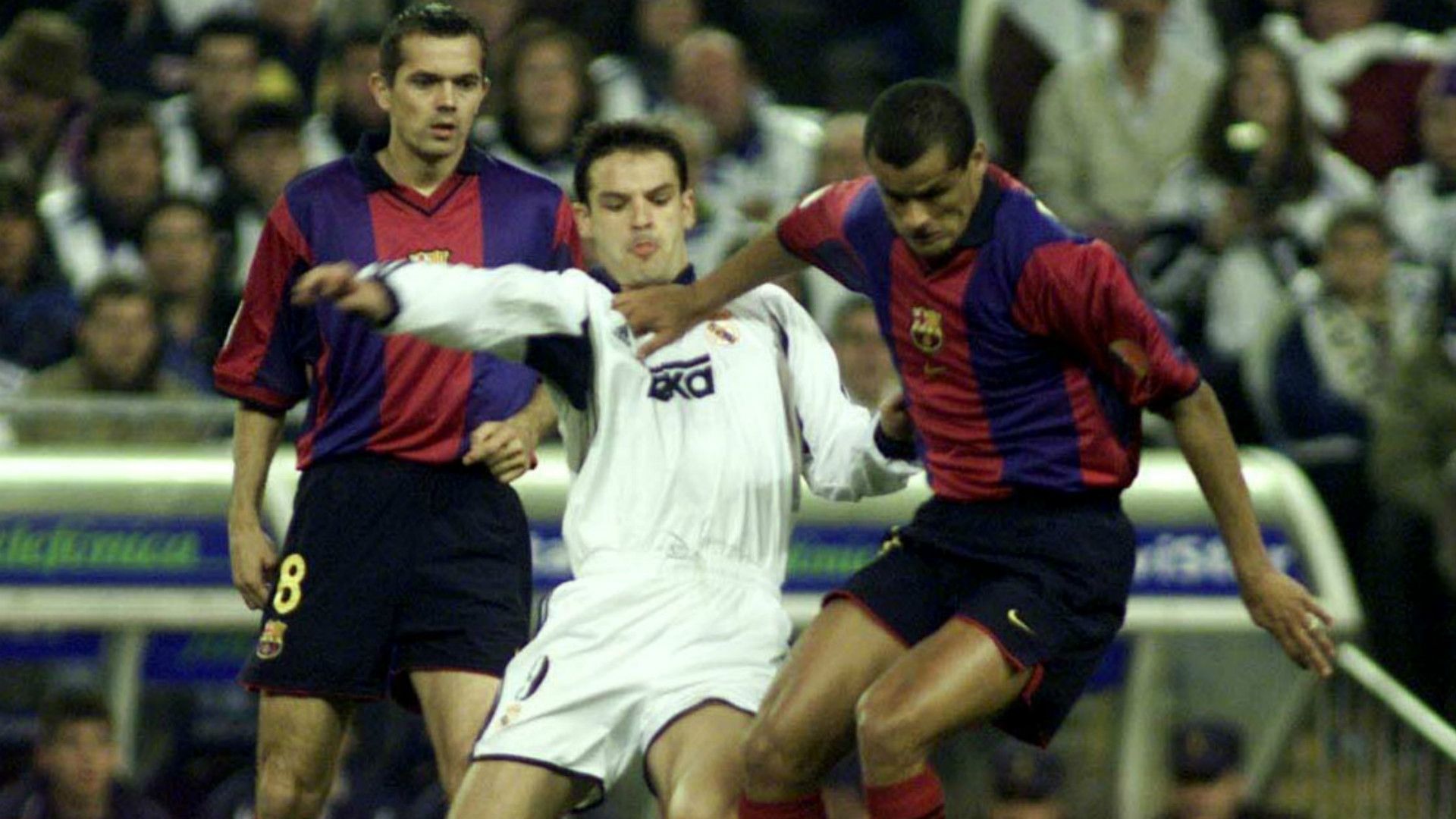 Fernando Morietes Rivaldo FC Barcelona Real Madrid 2001