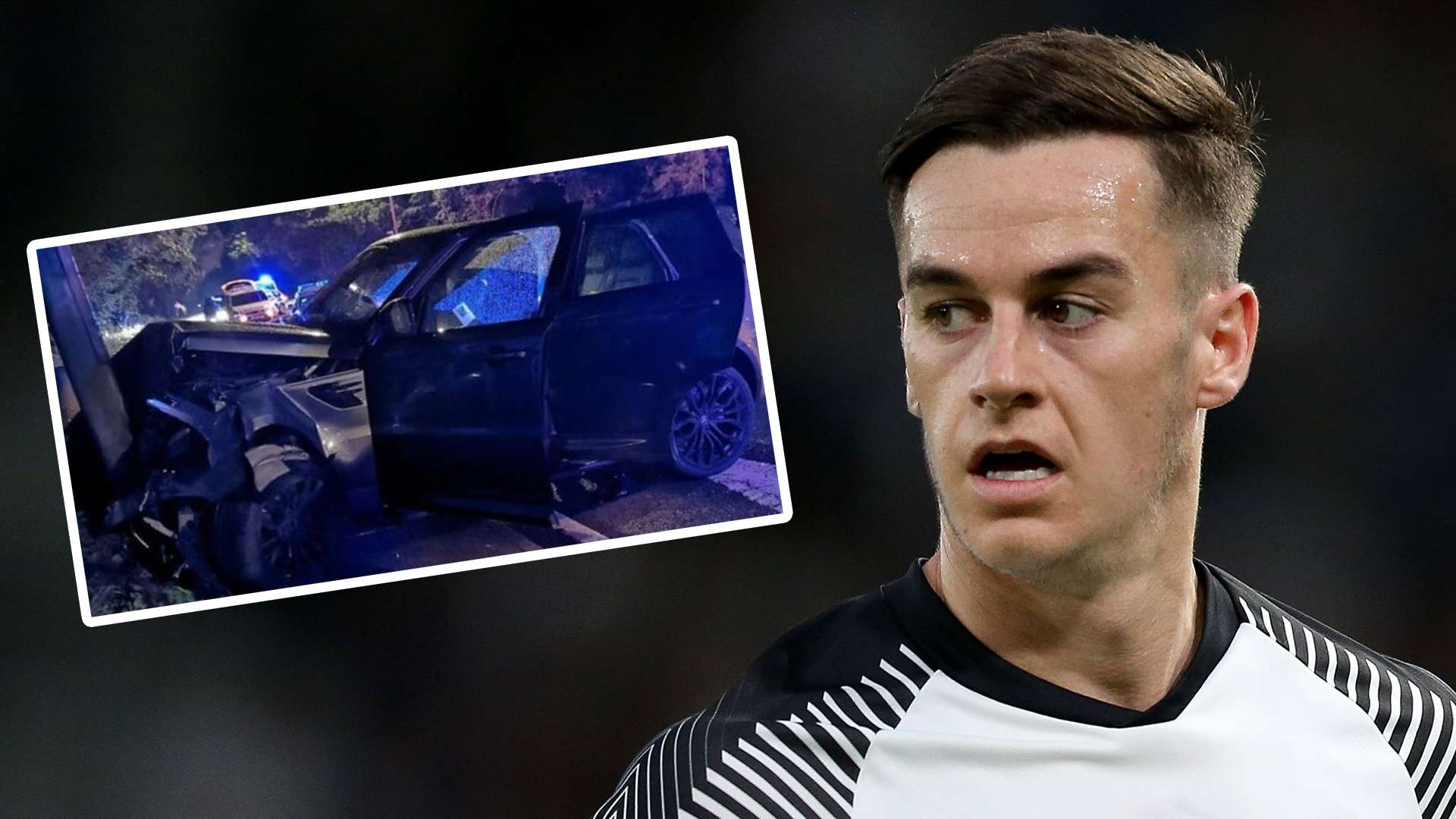 Tom Lawrence Derby Crash
