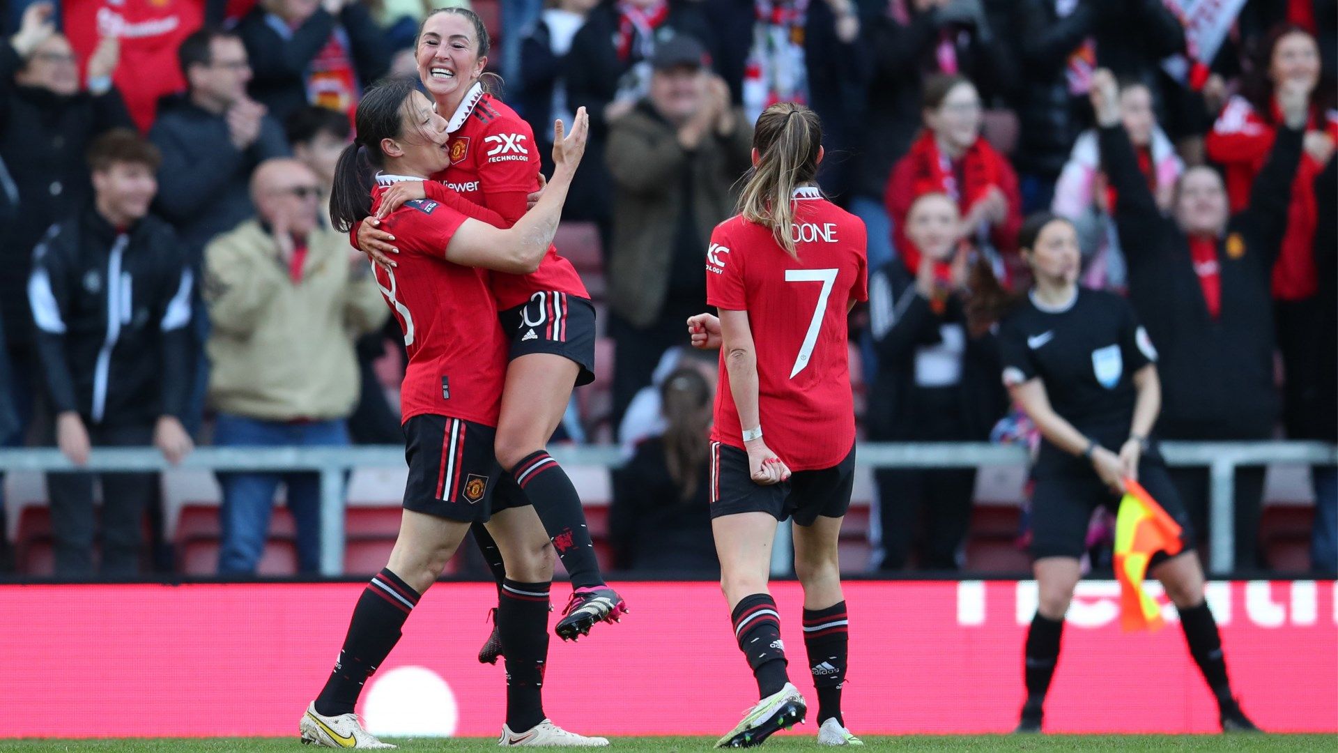 Rachel Williams Katie Zelem Ella Toone Manchester United Women 2022-23