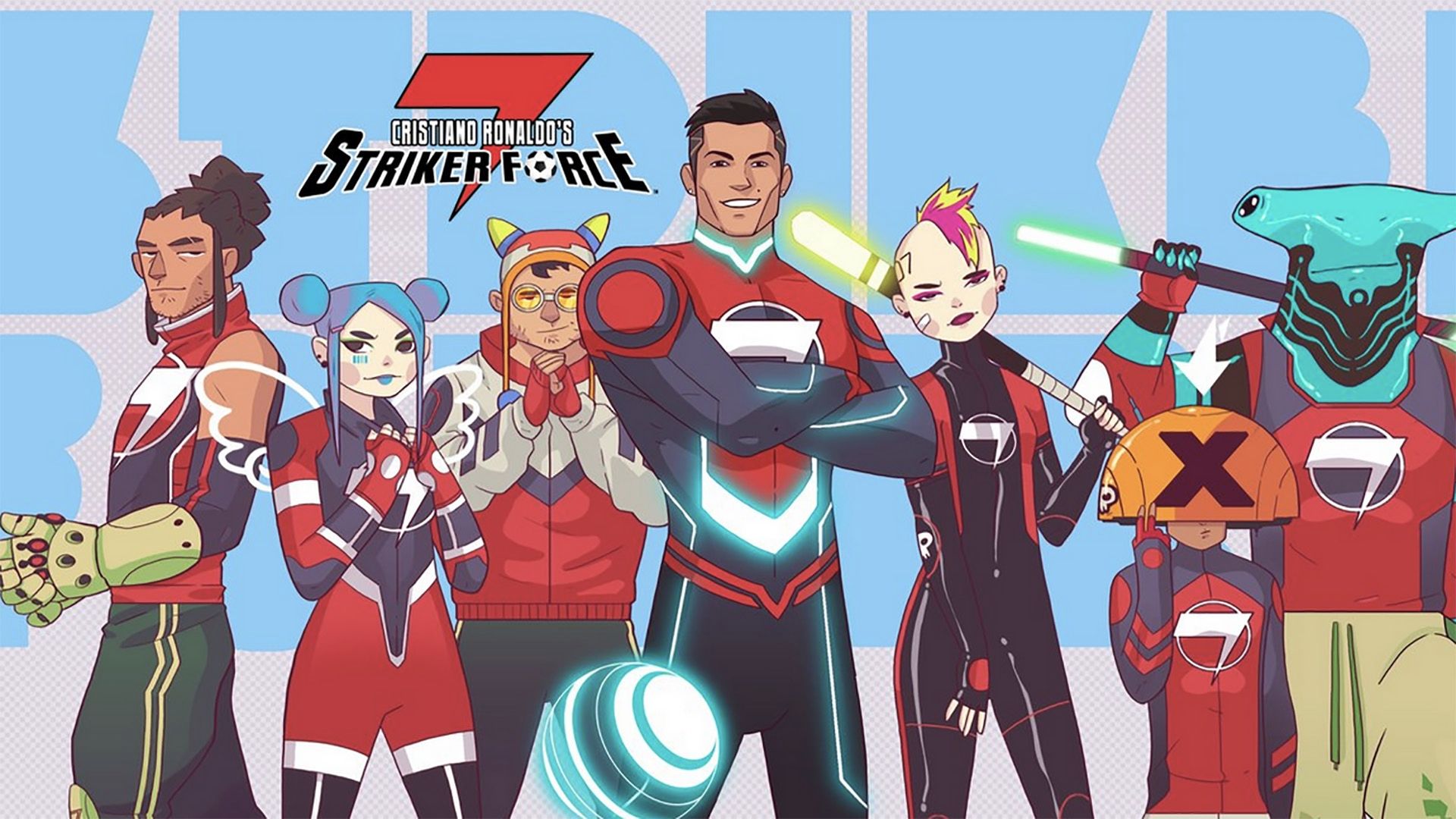 Cristiano Ronaldo Striker Force 7 comic cartoon