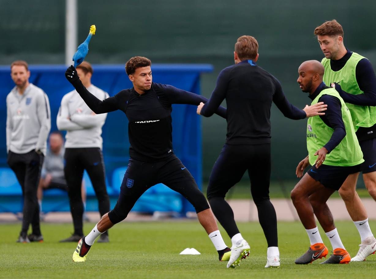 England training ahead of Croatia World Cup 2018