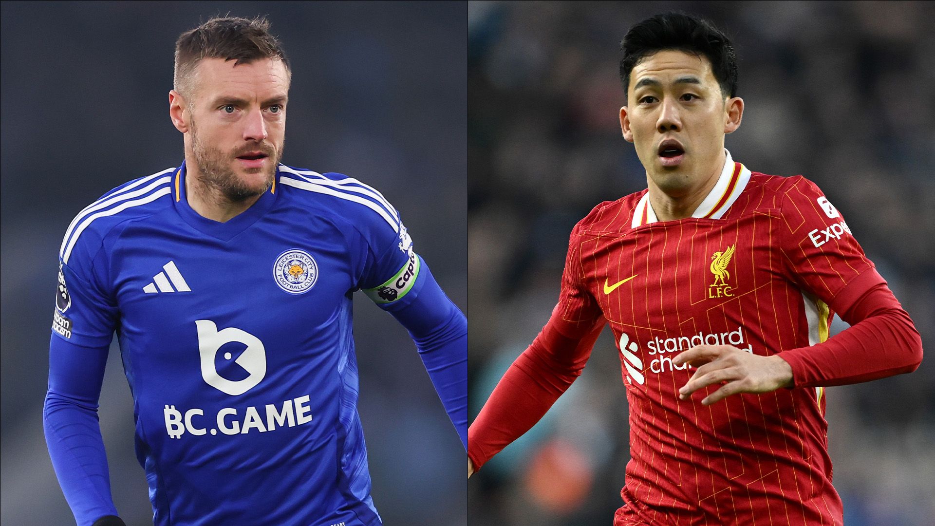 Jamie Vardy Leicester Wataru Endo Liverpool
