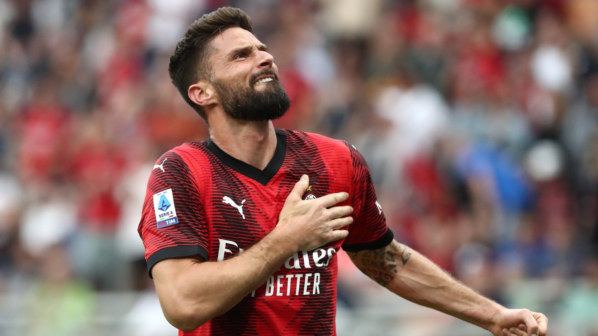 Giroud Milan Genoa