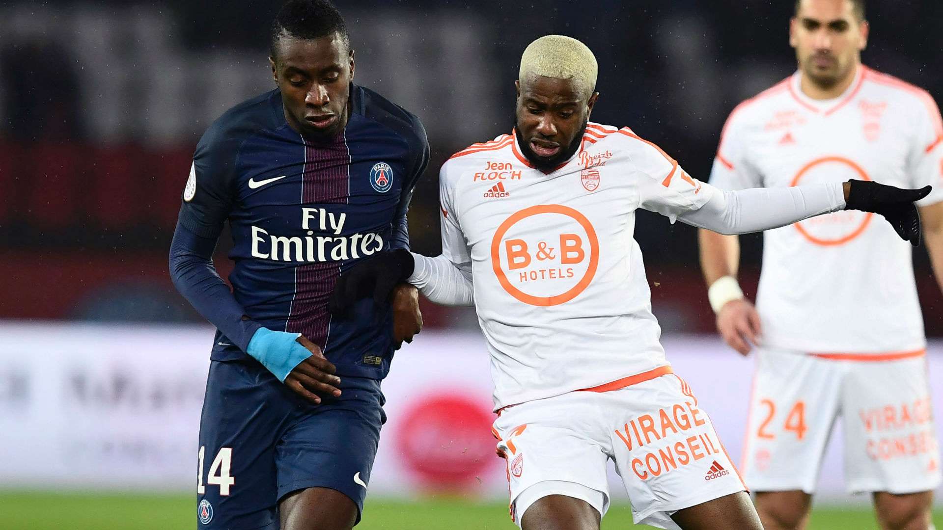 Blaise Matuidi Arnold Mvuemba Paris SG Lorient Ligue 1 21122016