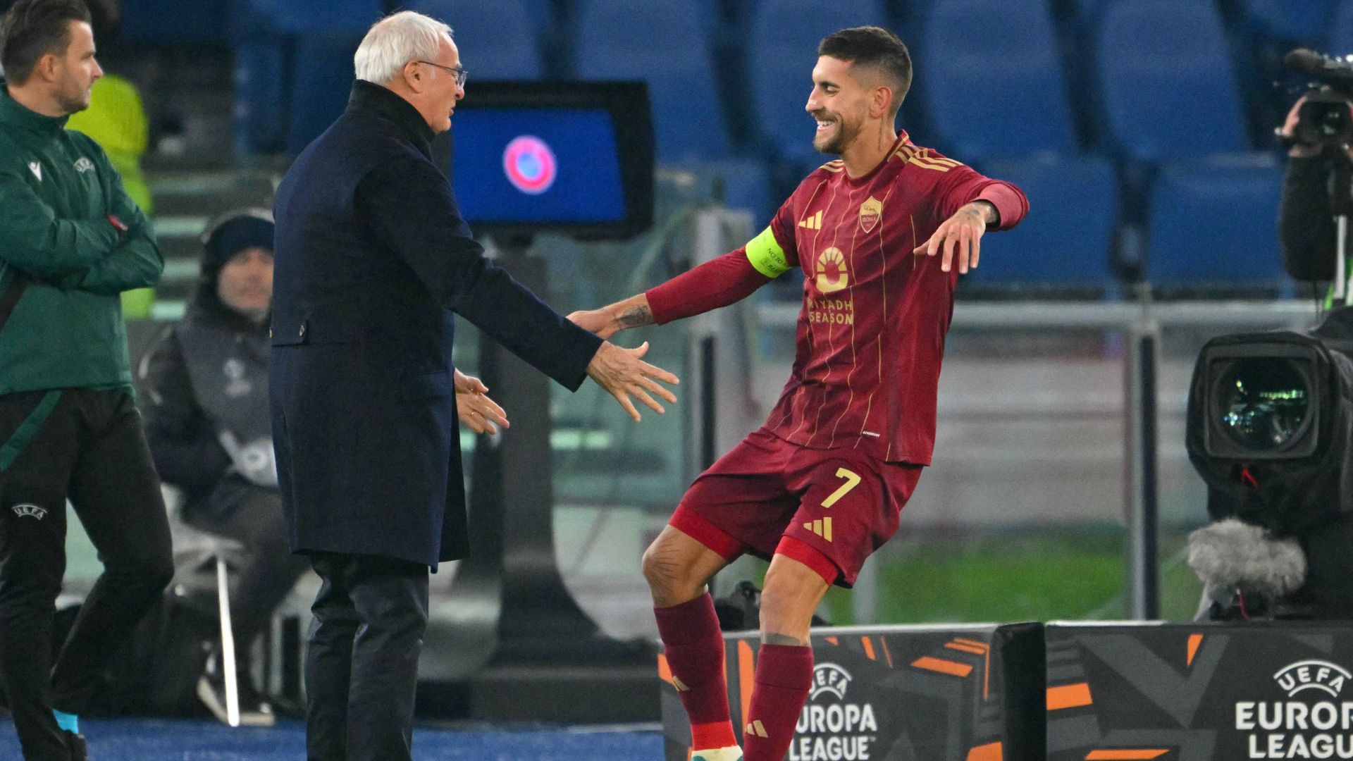 Claudio Ranieri Lorenzo Pellegrini Roma