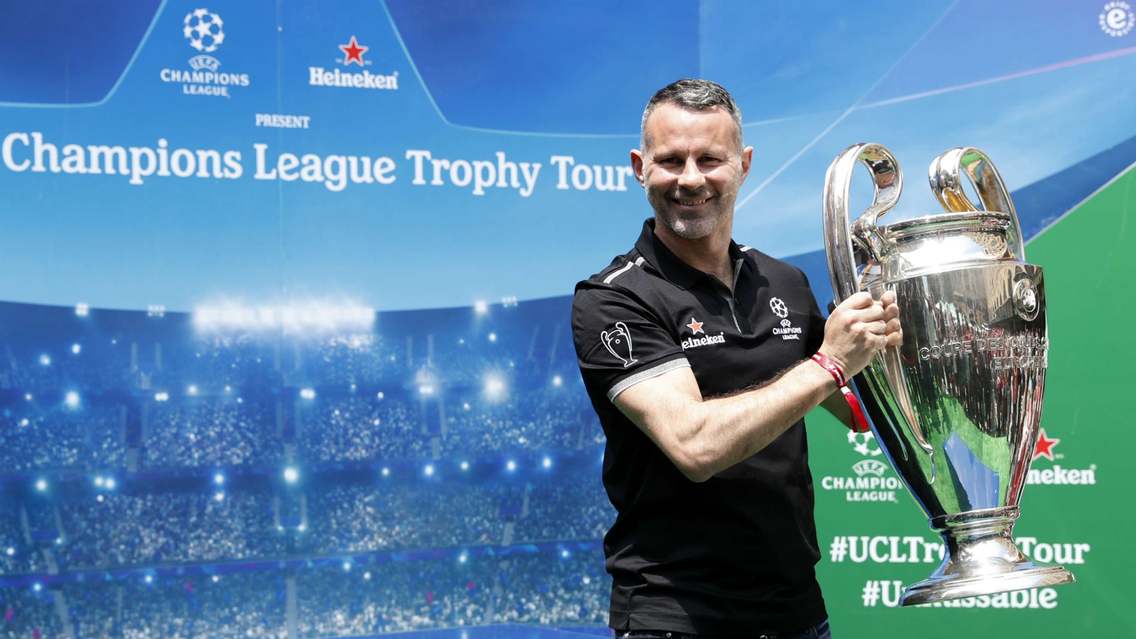 Ryan Giggs Heineken Champions League Trophy Tour Johannesburg South Africa