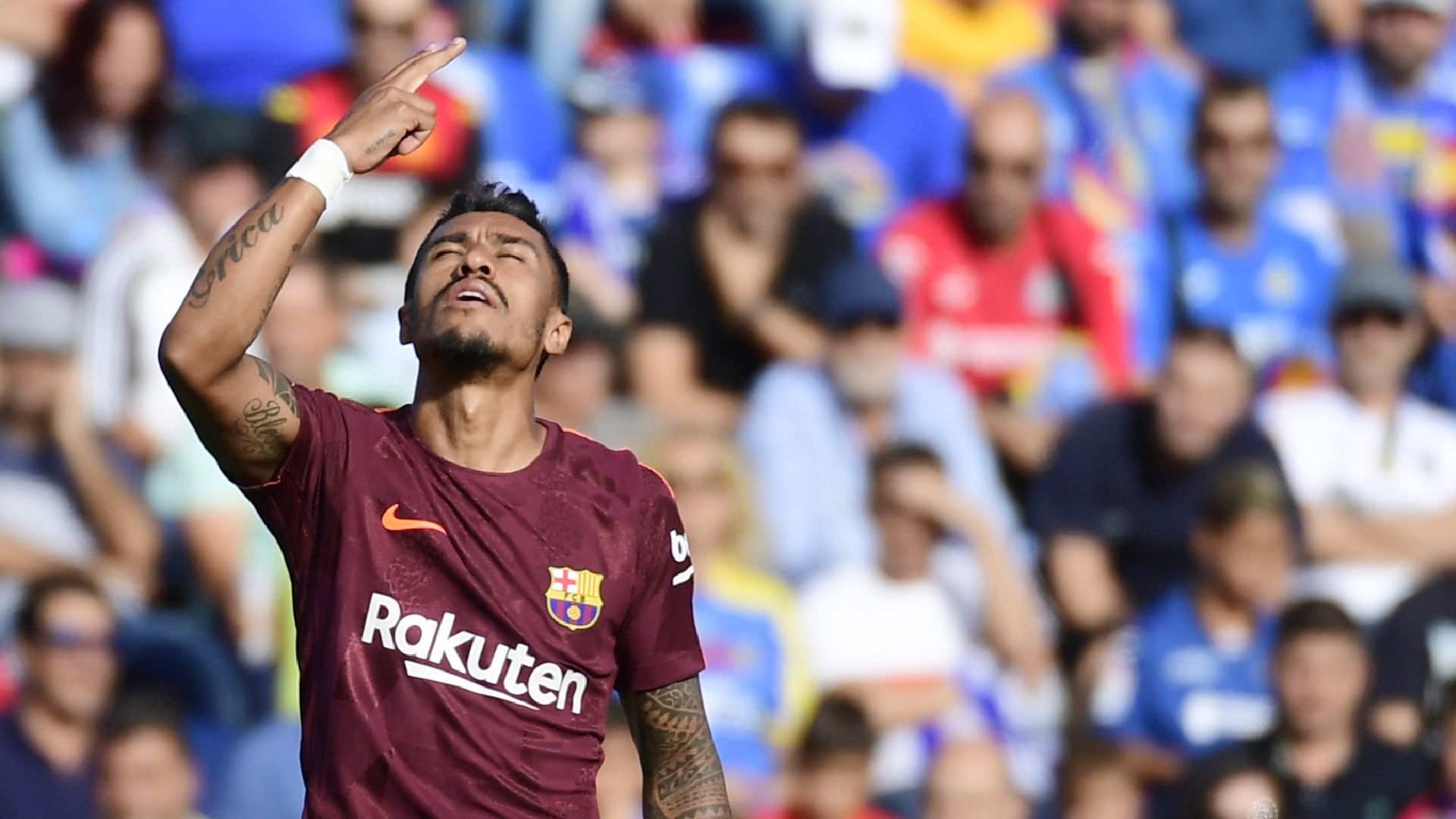 Paulinho Getafe Barcelona LaLiga 16092017