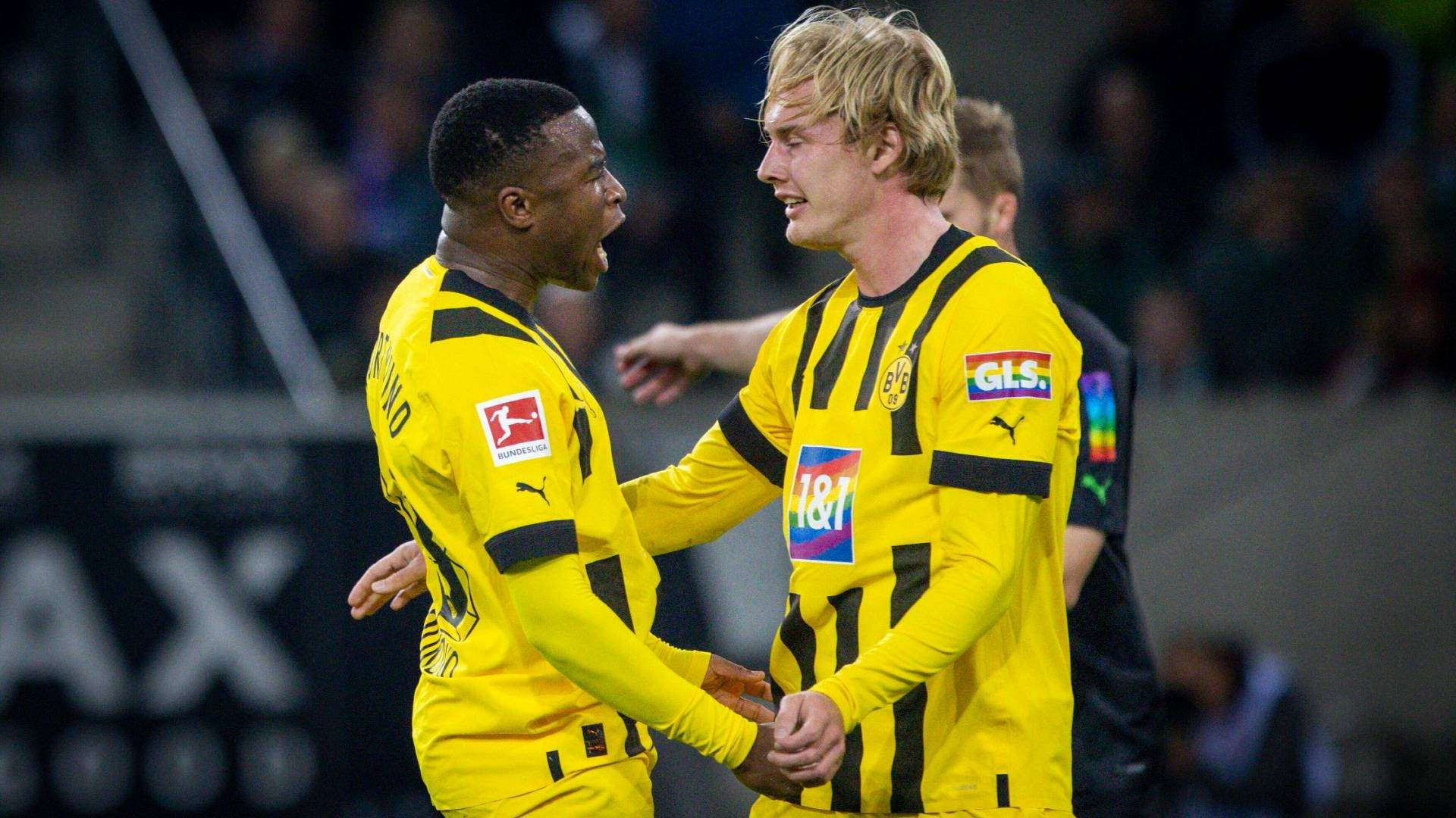 GER ONLY Youssoufa Moukoko Julian Brandt BVB Dortmund