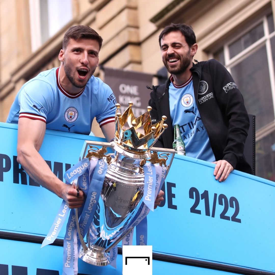 Ruben Dias Bernardo Silva Manchester City 2021-22