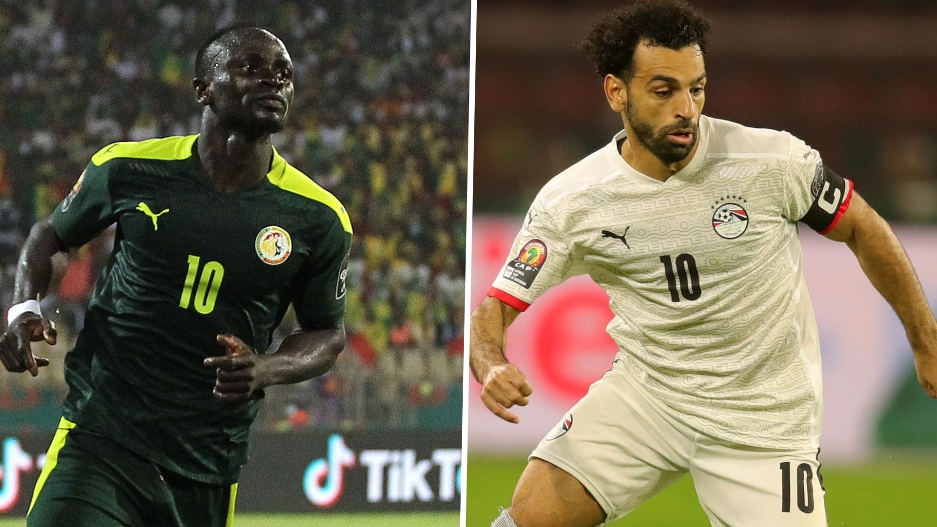 Senegal's Sadio Mane, Egypt's Mohamed Salah