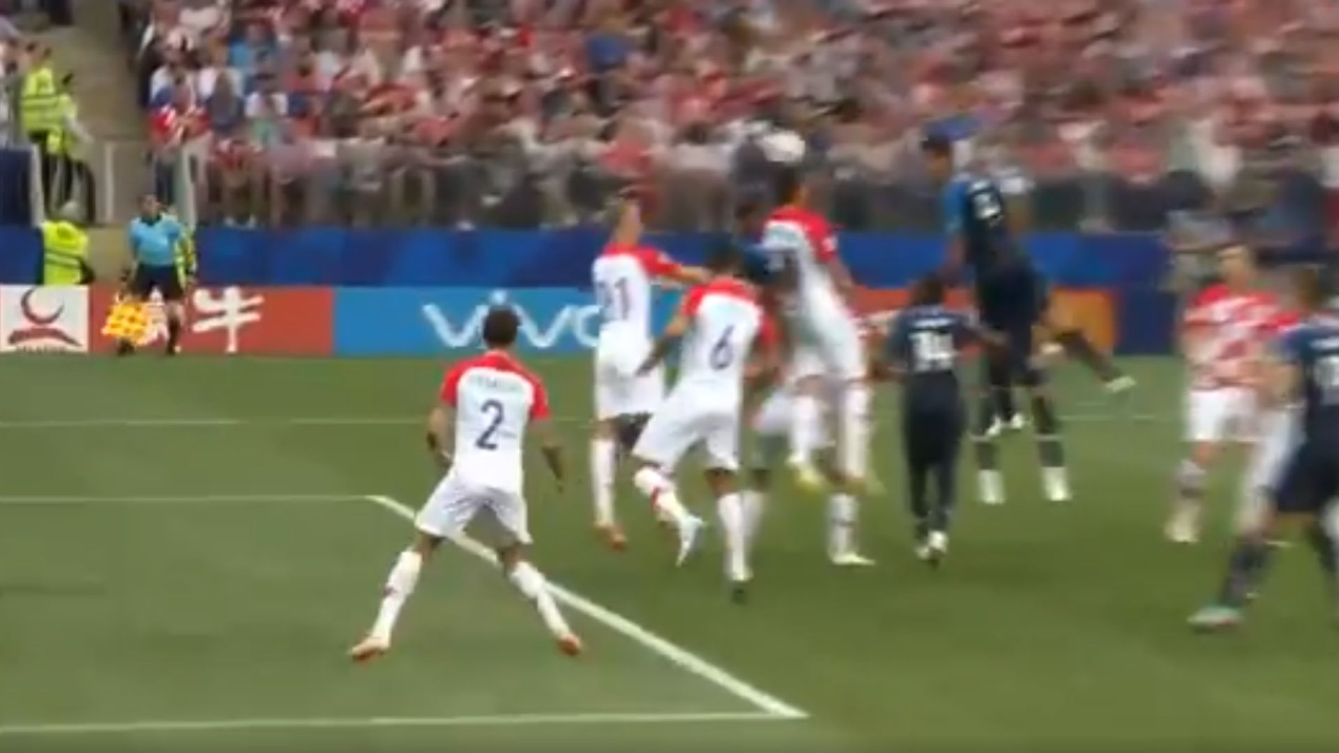 Mandzukic Croacia Francia Gol Captura