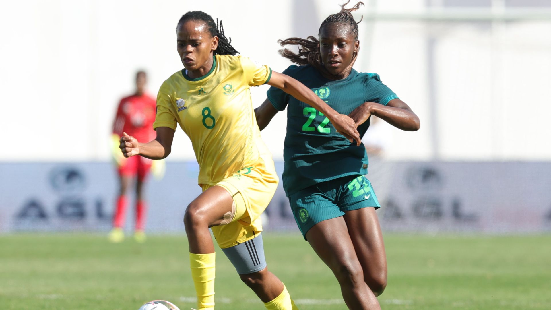 Hilda Magaia & Michelle Alozie, Nigeria vs Banyana Banyana, July 2025