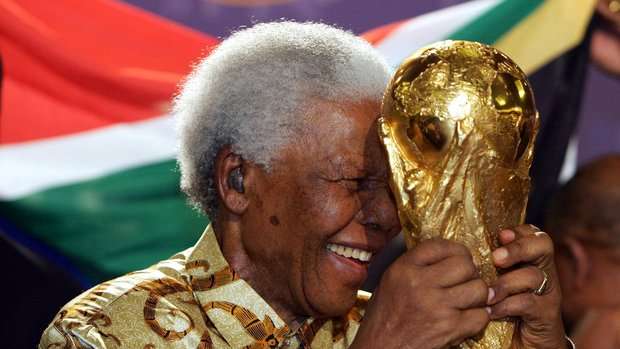 Nelson Mandela World Cup trophy