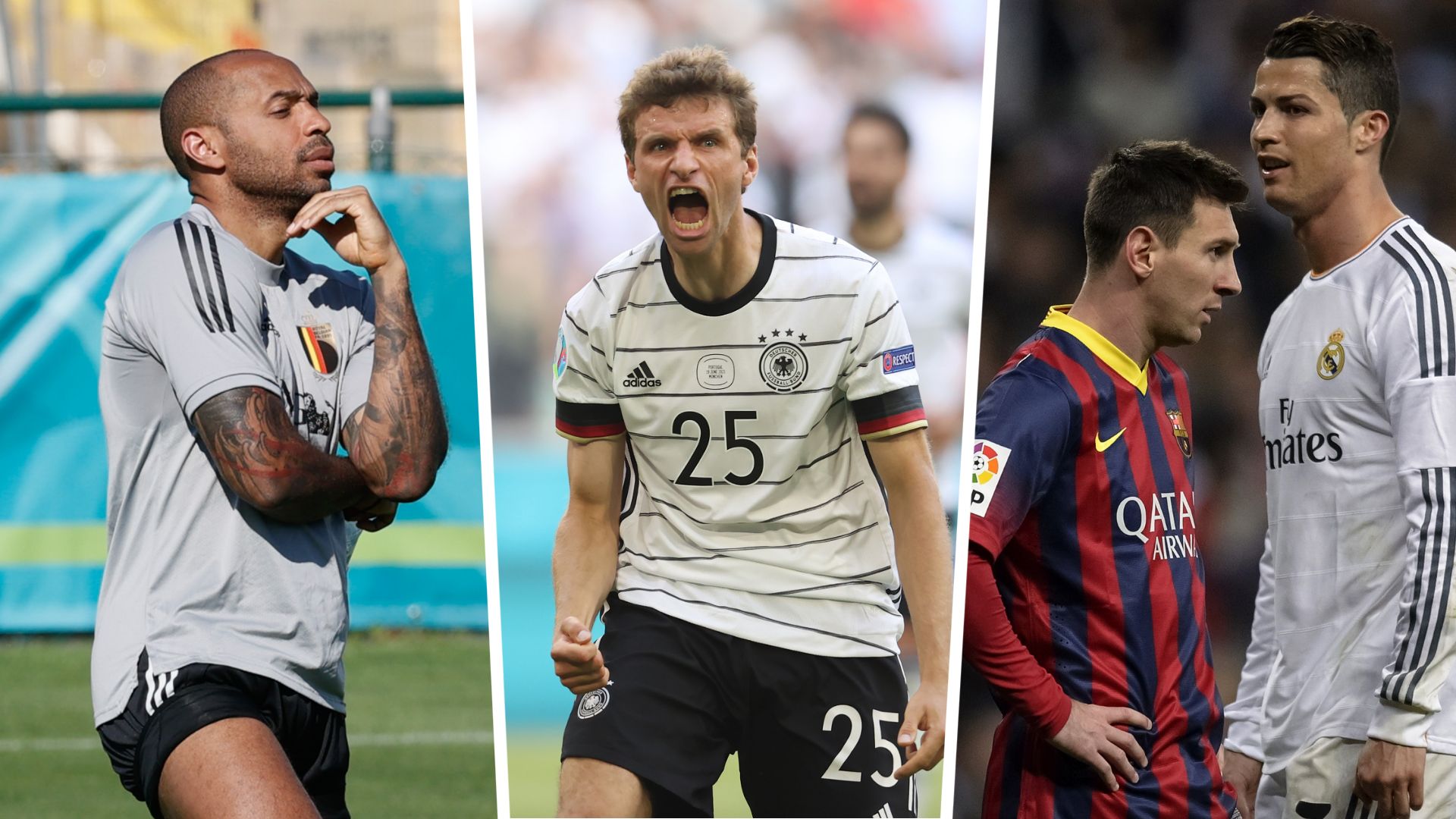 Henry Müller Messi Ronaldo