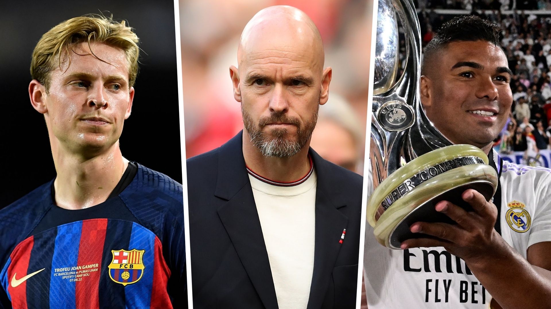 Casemiro De Jong Ten Hag