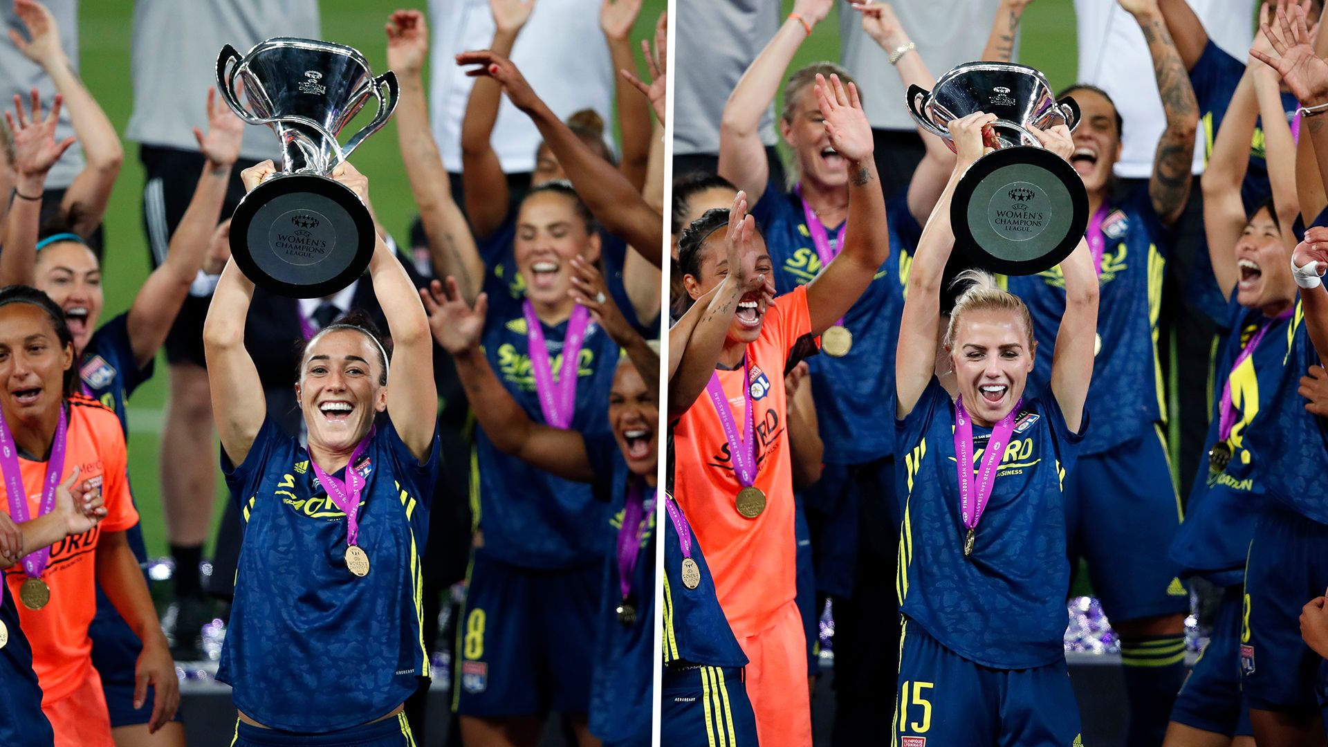 Lucy Bronze Alex Greenwood Lyon Women split