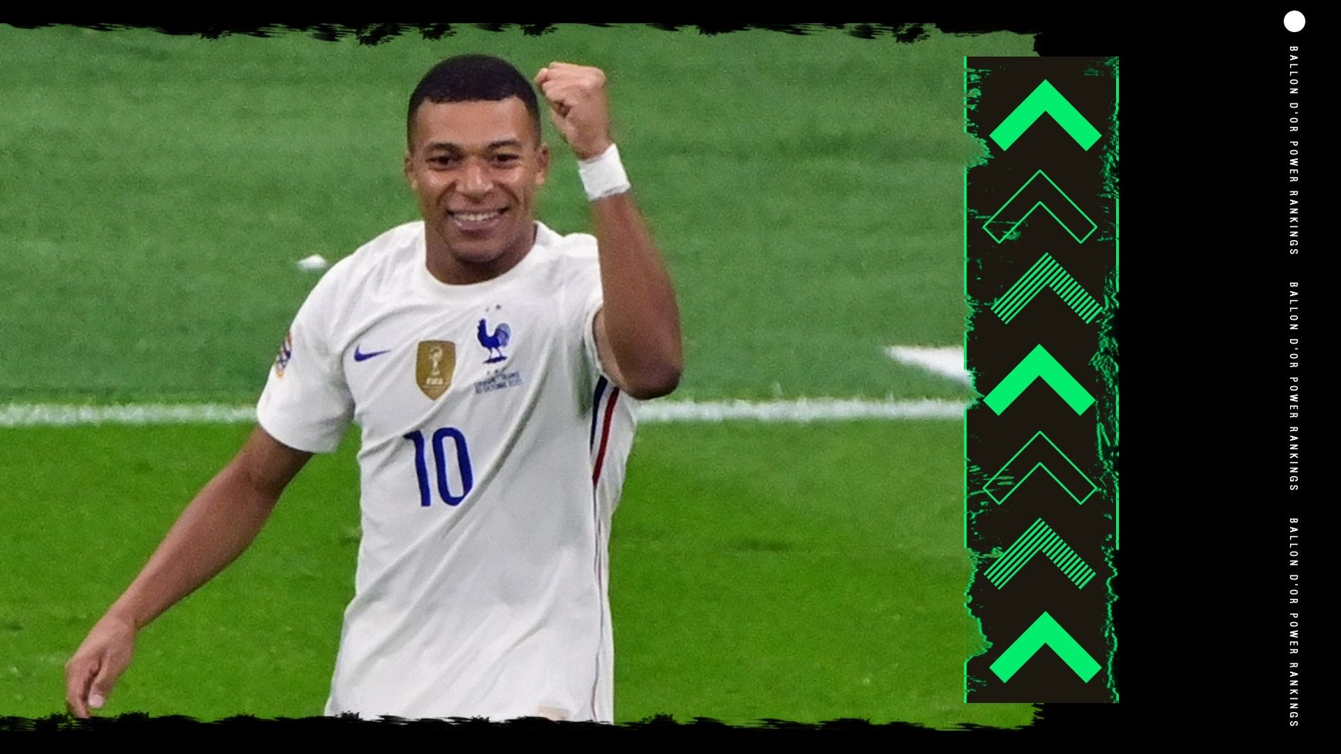 Kylian Mbappe Ballon d'Or Rankings GFX