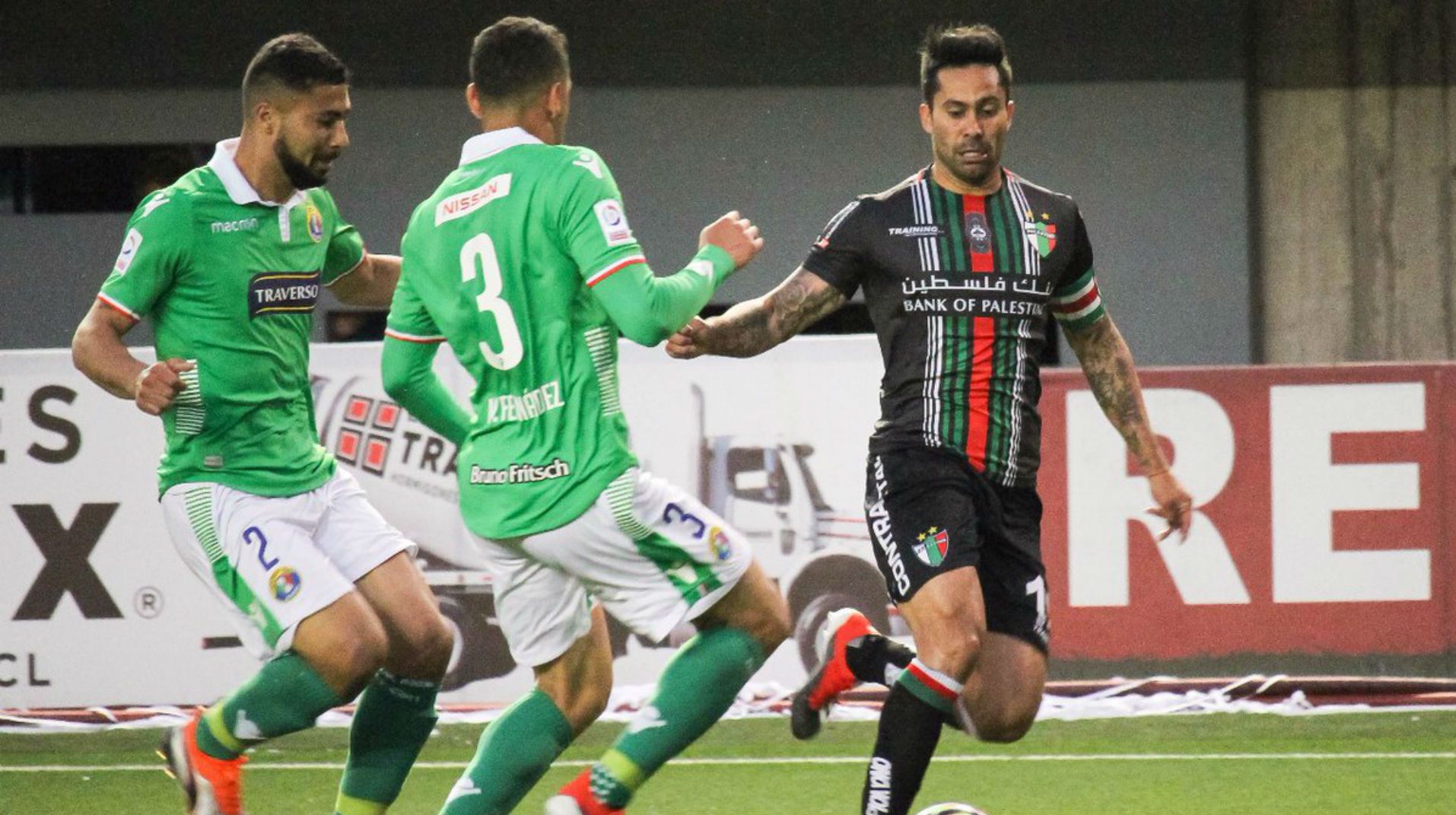 101118 Palestino Audax Italiano Manuel Fernández Carlos Labrín Luis Jiménez