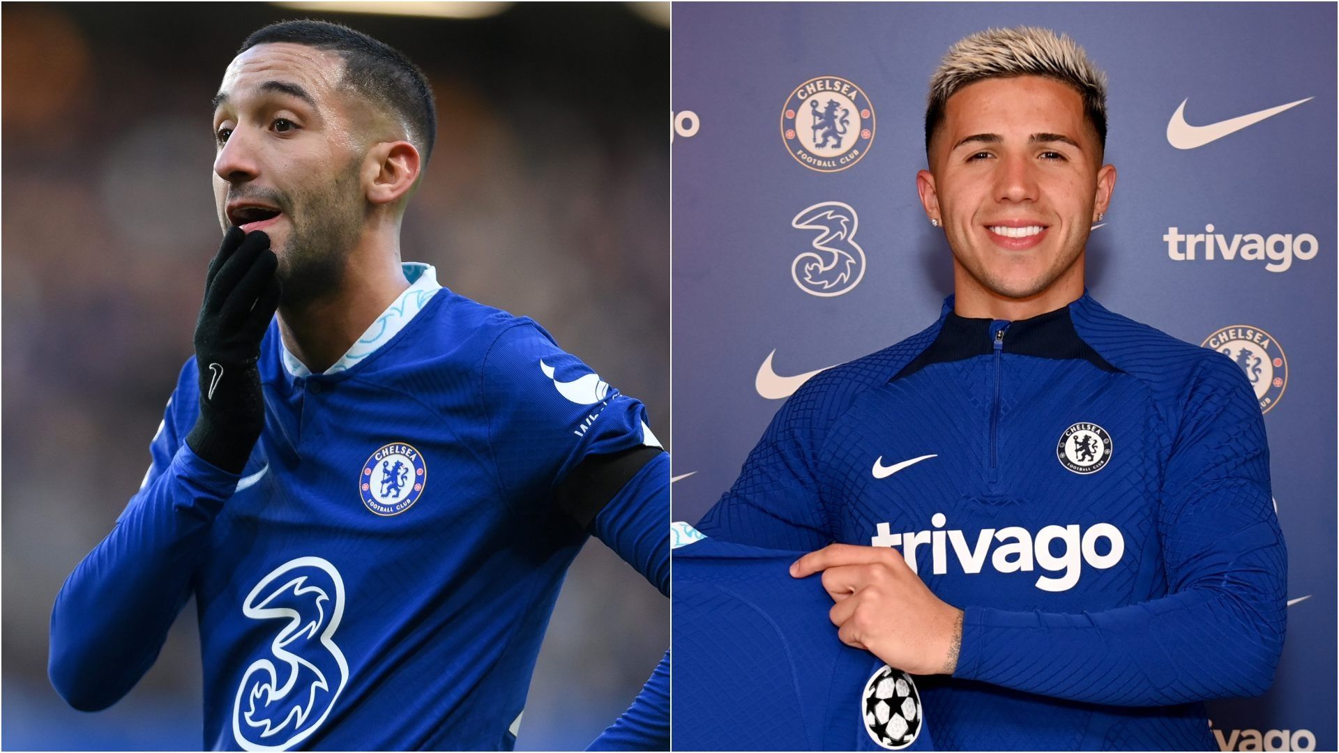 20230202 Hakim Ziyech Enzo Fernandez