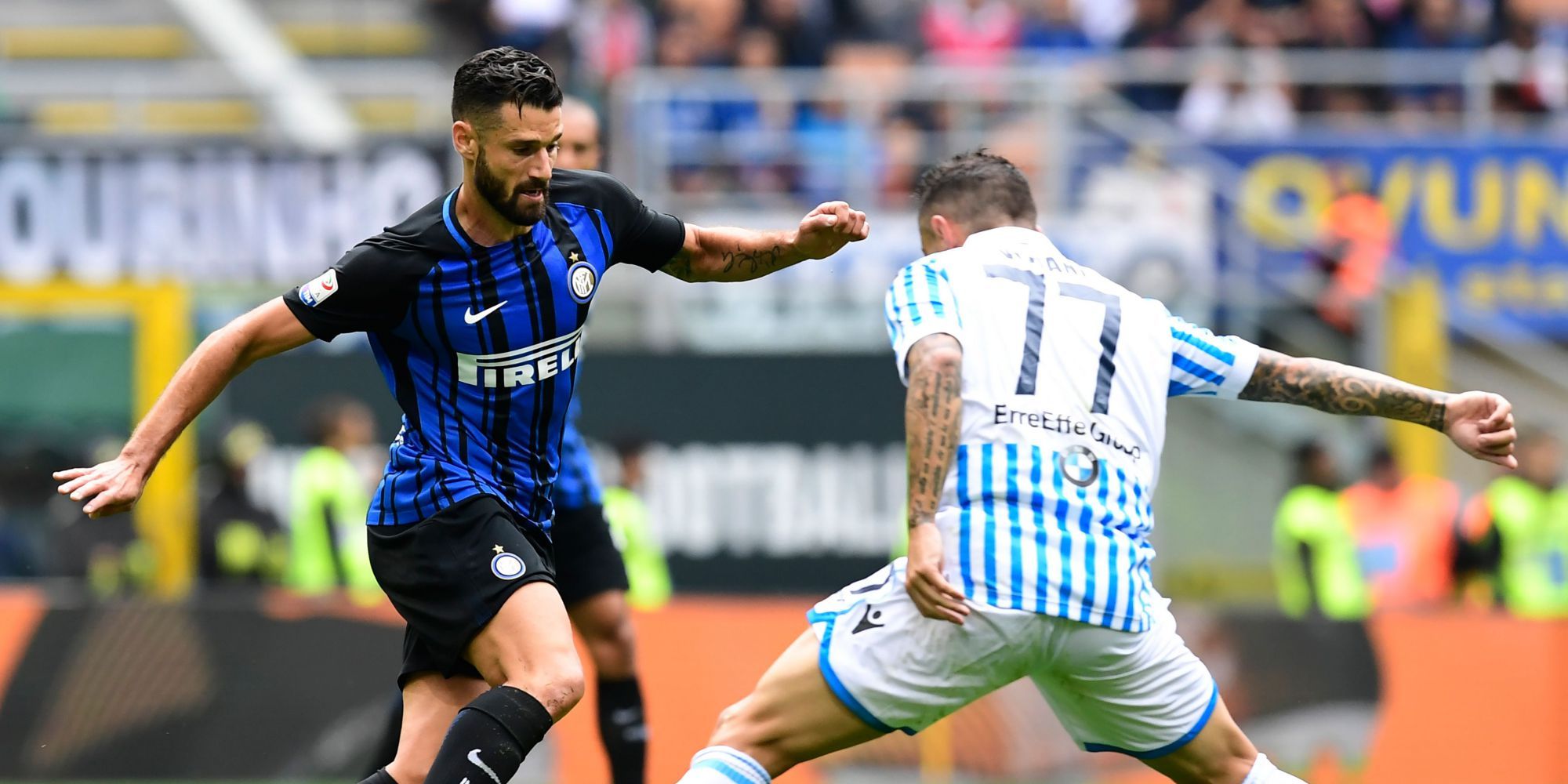 Antonio Candreva Federico Viviani Inter SPAL Serie A