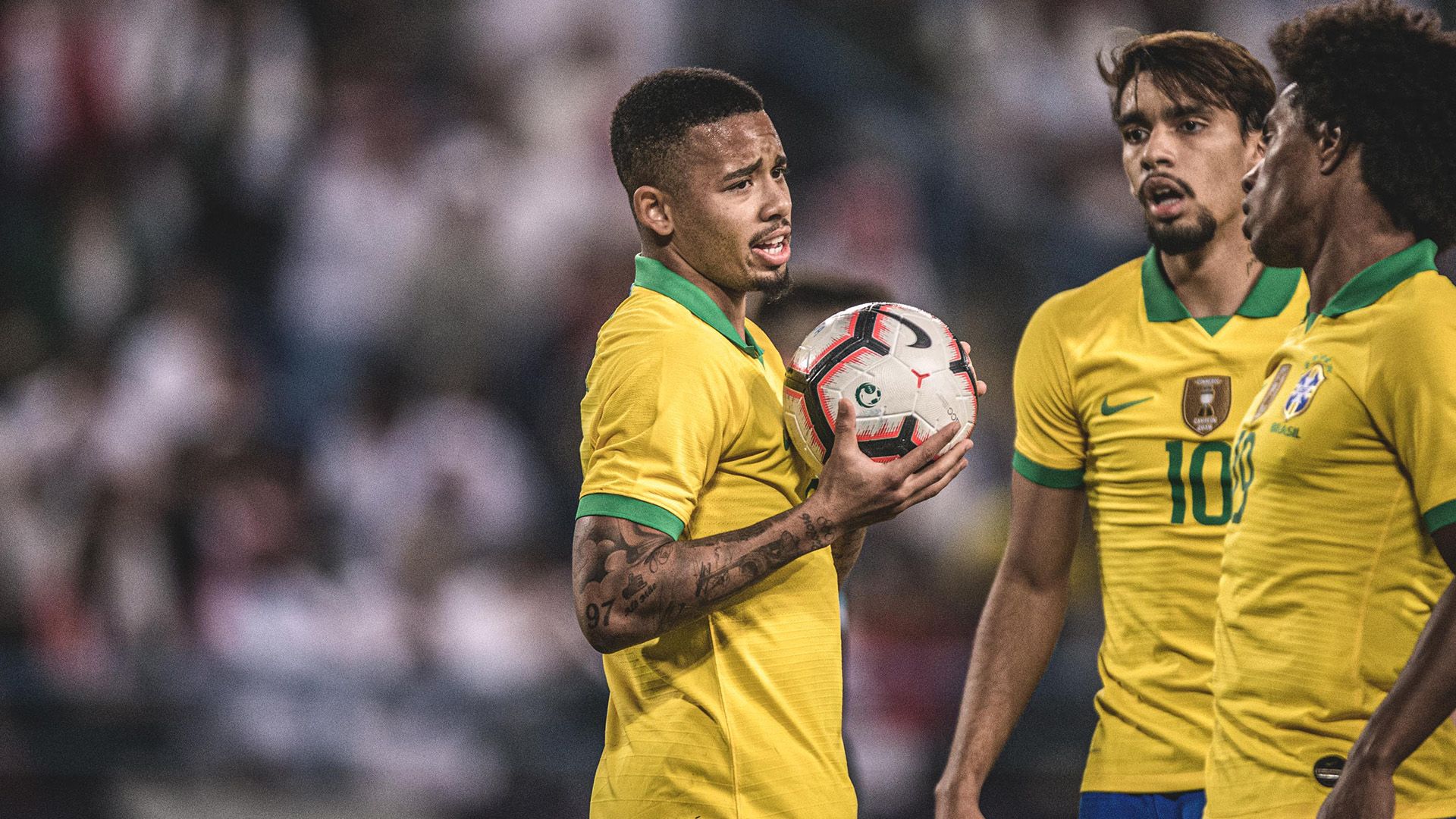 Gabriel Jesus Brasil Argentina Amistoso 15 11 2019