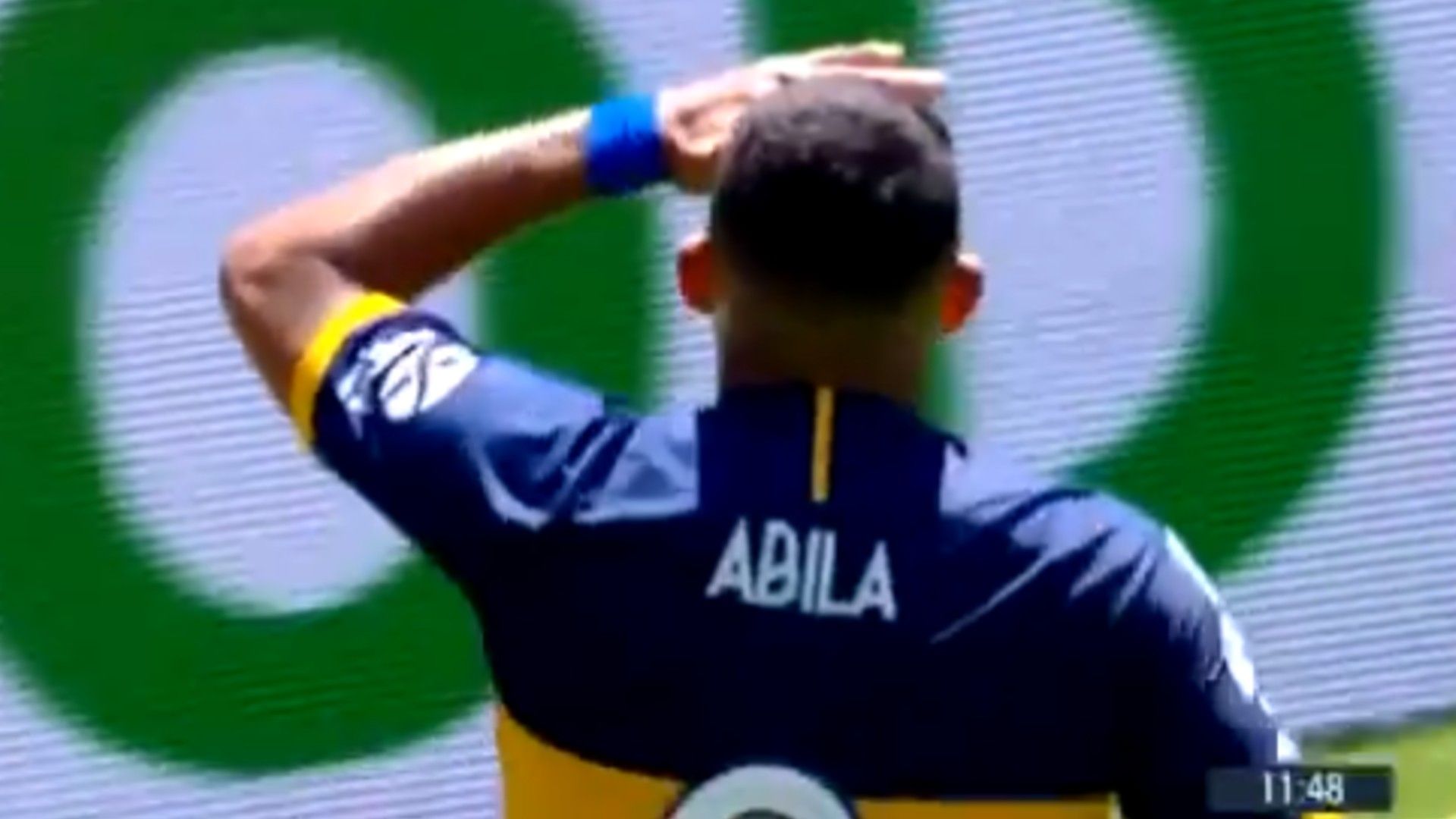 Captura TV Boca Arsenal Wanchope festejo Superliga 031119