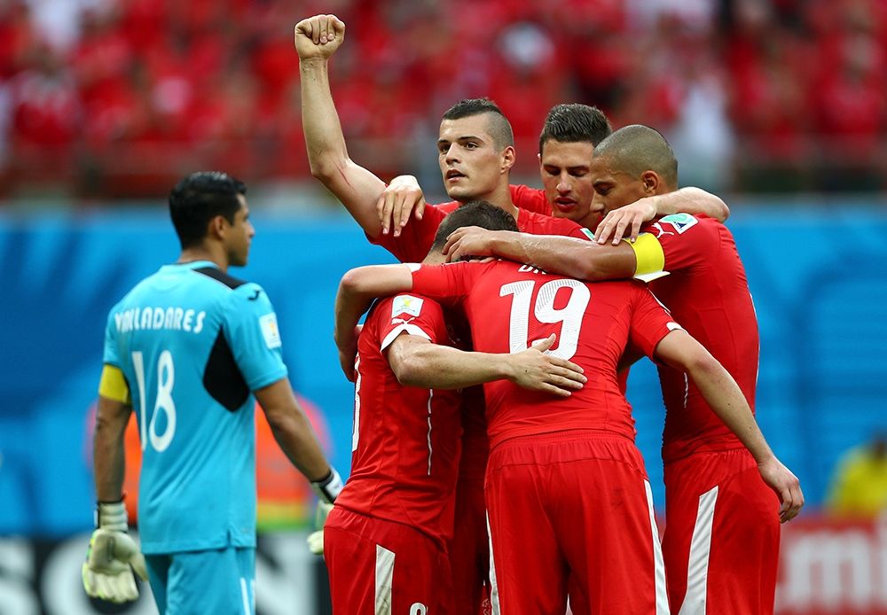 Xherdan Shaqiri 3 Honduras Switzerland 2014 World Cup Group E 25062014
