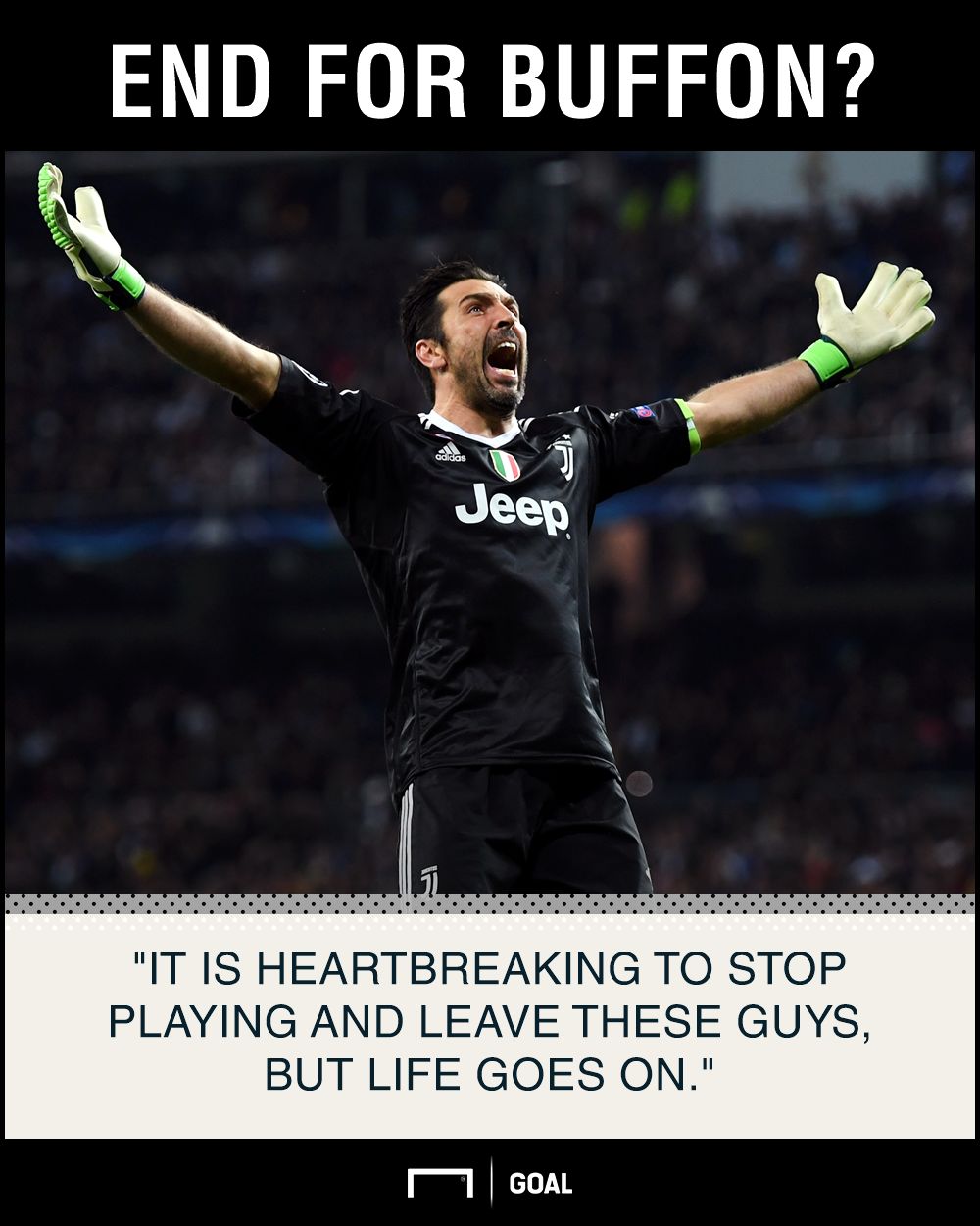 Gianluigi Buffon retire heartbreaking