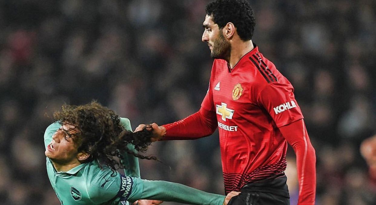 Marouane Fellaini Matteo Guendouzi