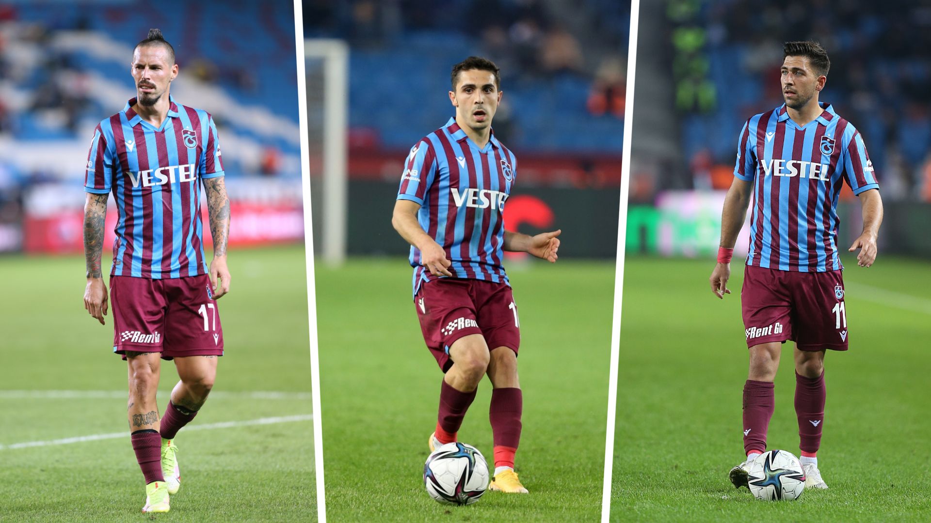 Marek Hamsik & Abdulkadir Omur & Anastasios Bakasetas Trabzonspor GFX