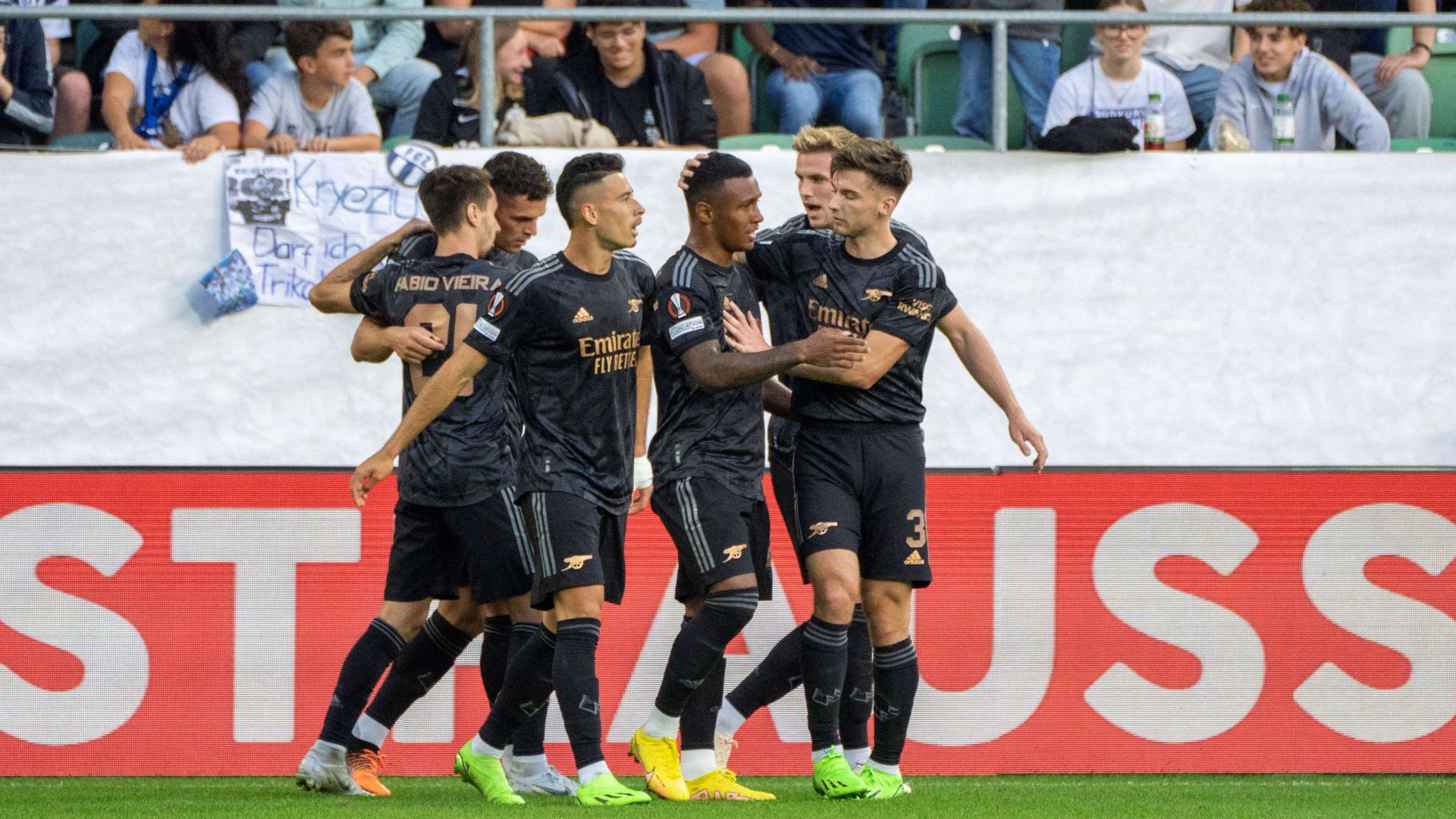 Arsenal celebrate FC Zurich 2022-23