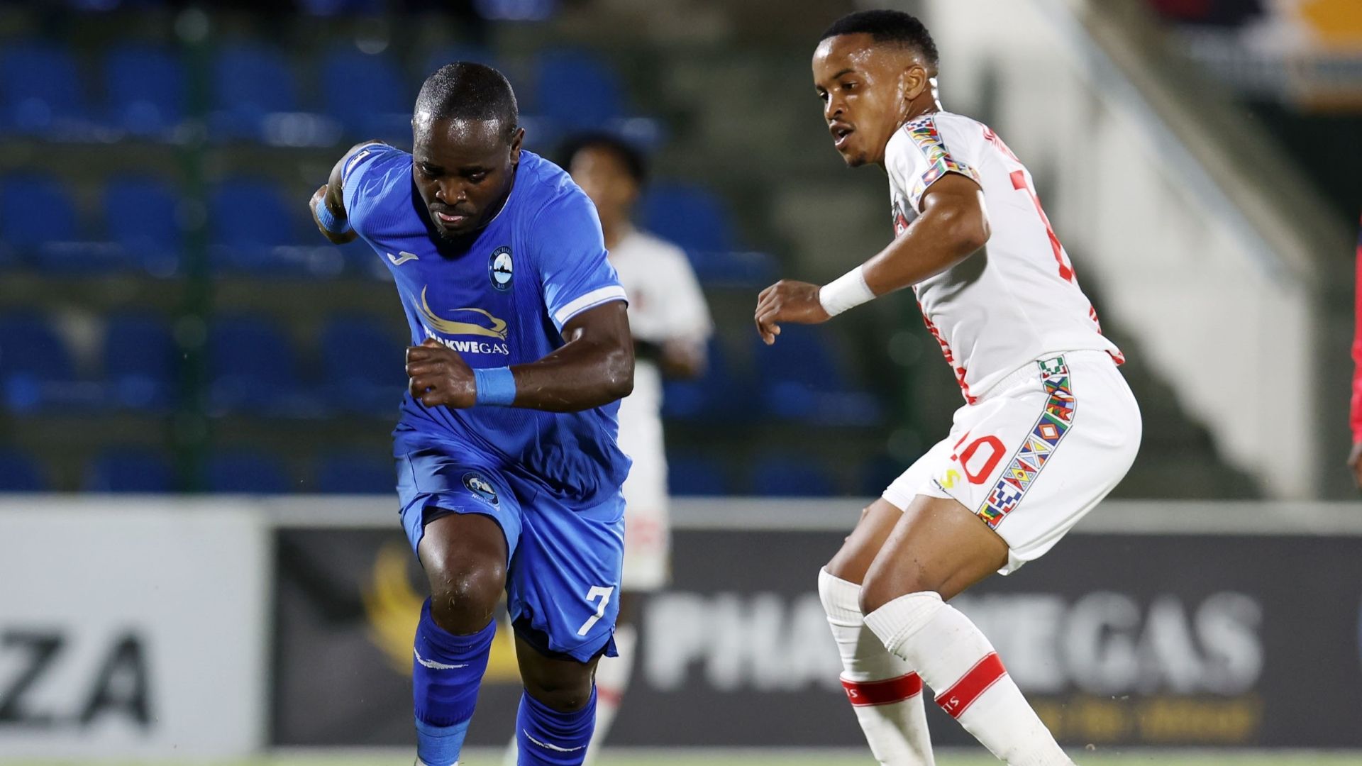 Gabadinho Mhango and Sphesihle Maduna, Richards Bay vs TS Galaxy