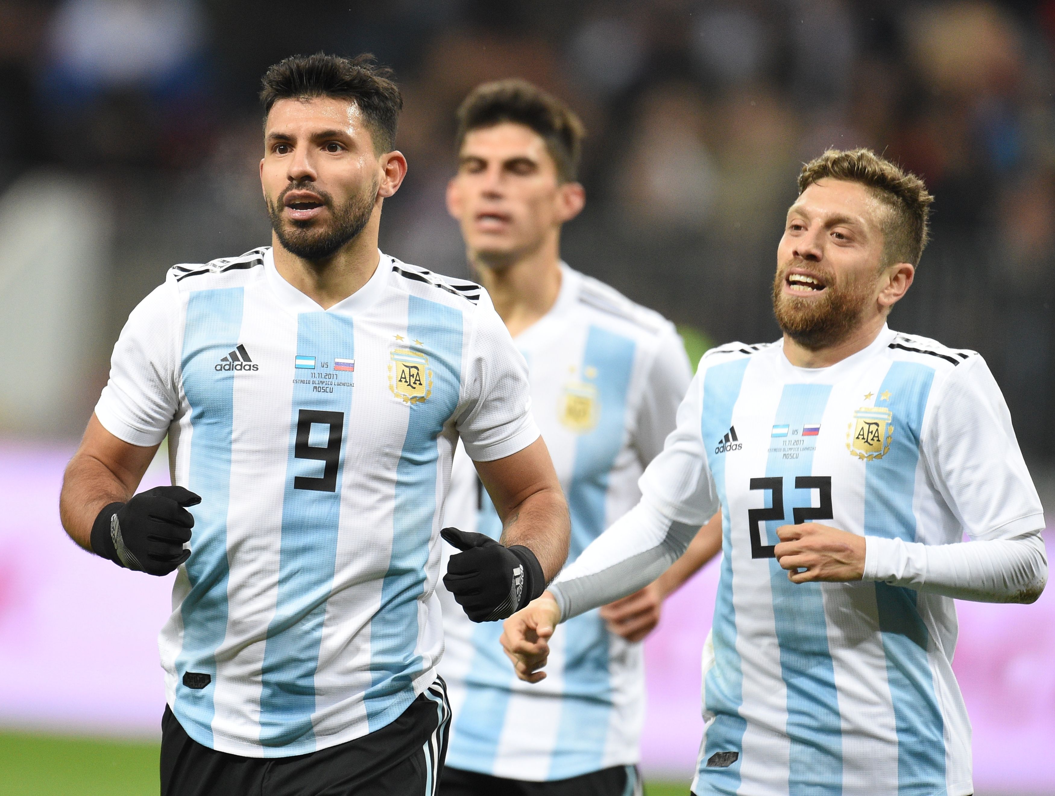 Sergio Agüero Russia Argentina 11/11/17