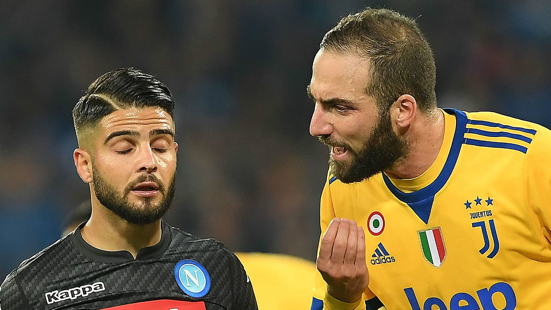 Insigne Higuain Napoli Juventus