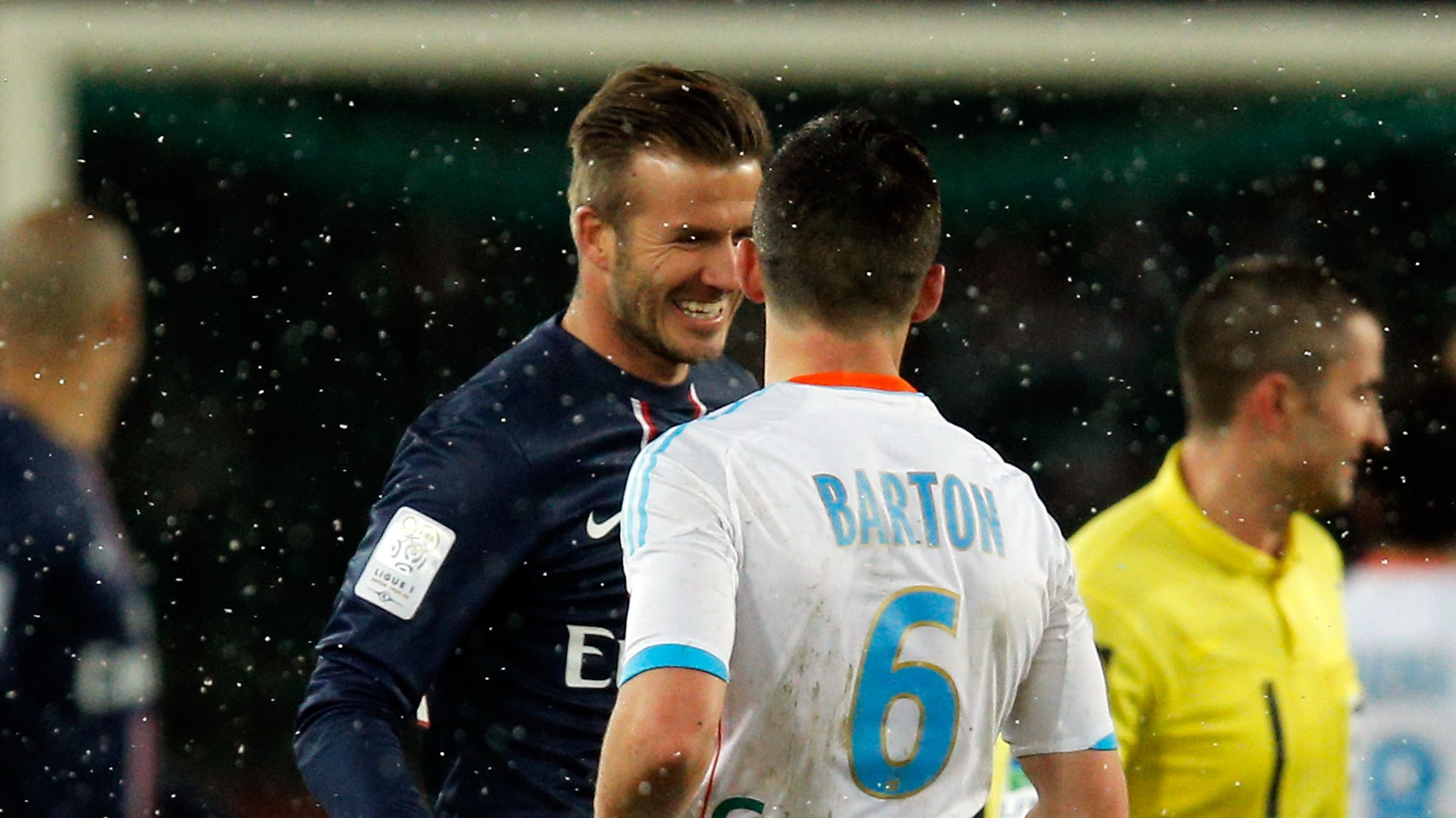 Joey Barton Marseille David Beckham PSG Ligue 1