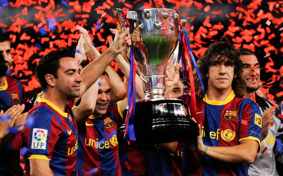 Puyol and Xavi - Barcelona