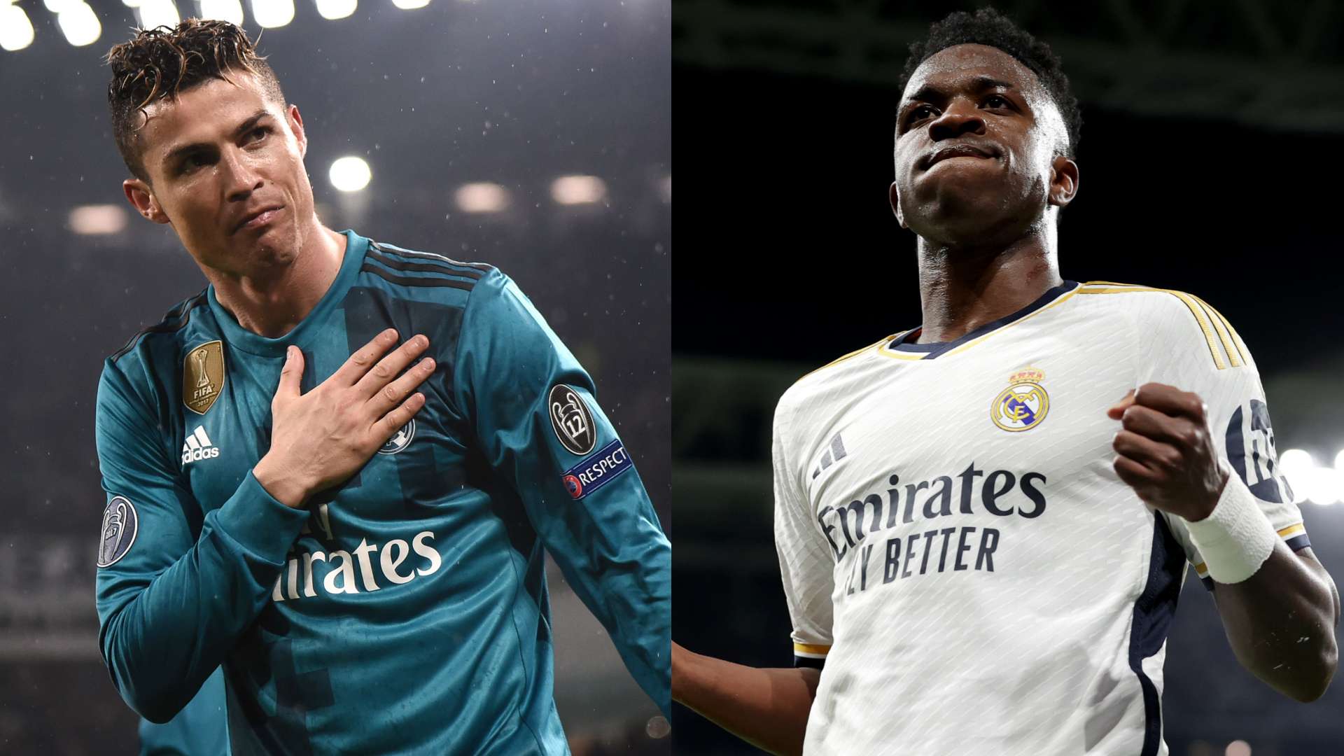 Vinicius Jr pays tribute to Cristiano Ronaldo with iconic goal celebration in Real Madrid's Champions League win – and there is no 'Siuuuu' to be heard | Goal.com