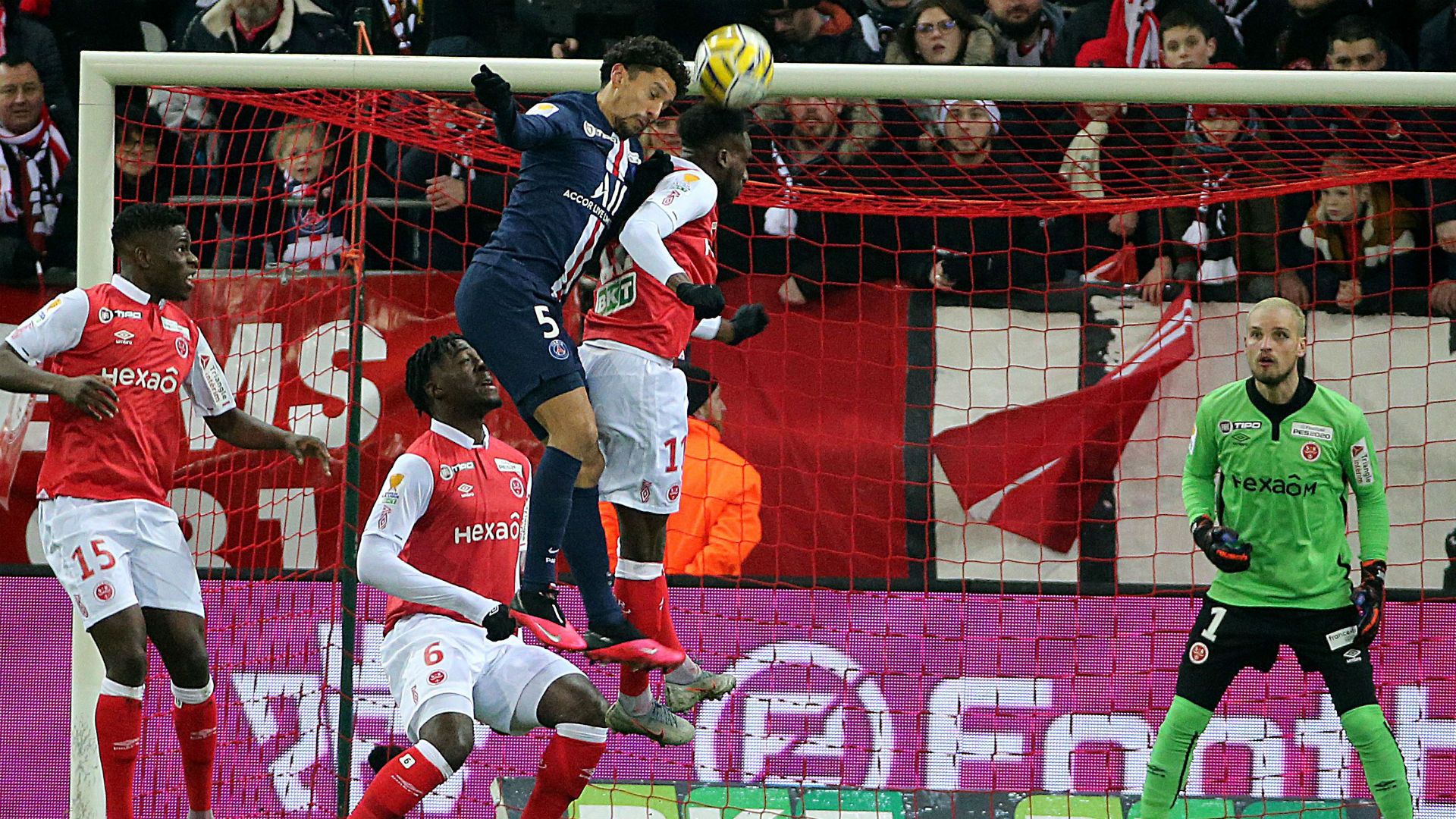 Marquinhos Reims PSG Coupe de la Ligue 22012020