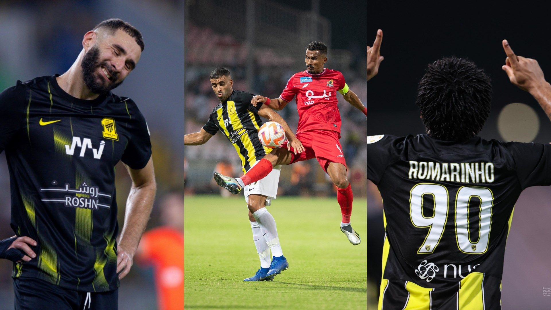 Abderrazak Hamdallah - Romarinho - Benzema - Ittihad 2023