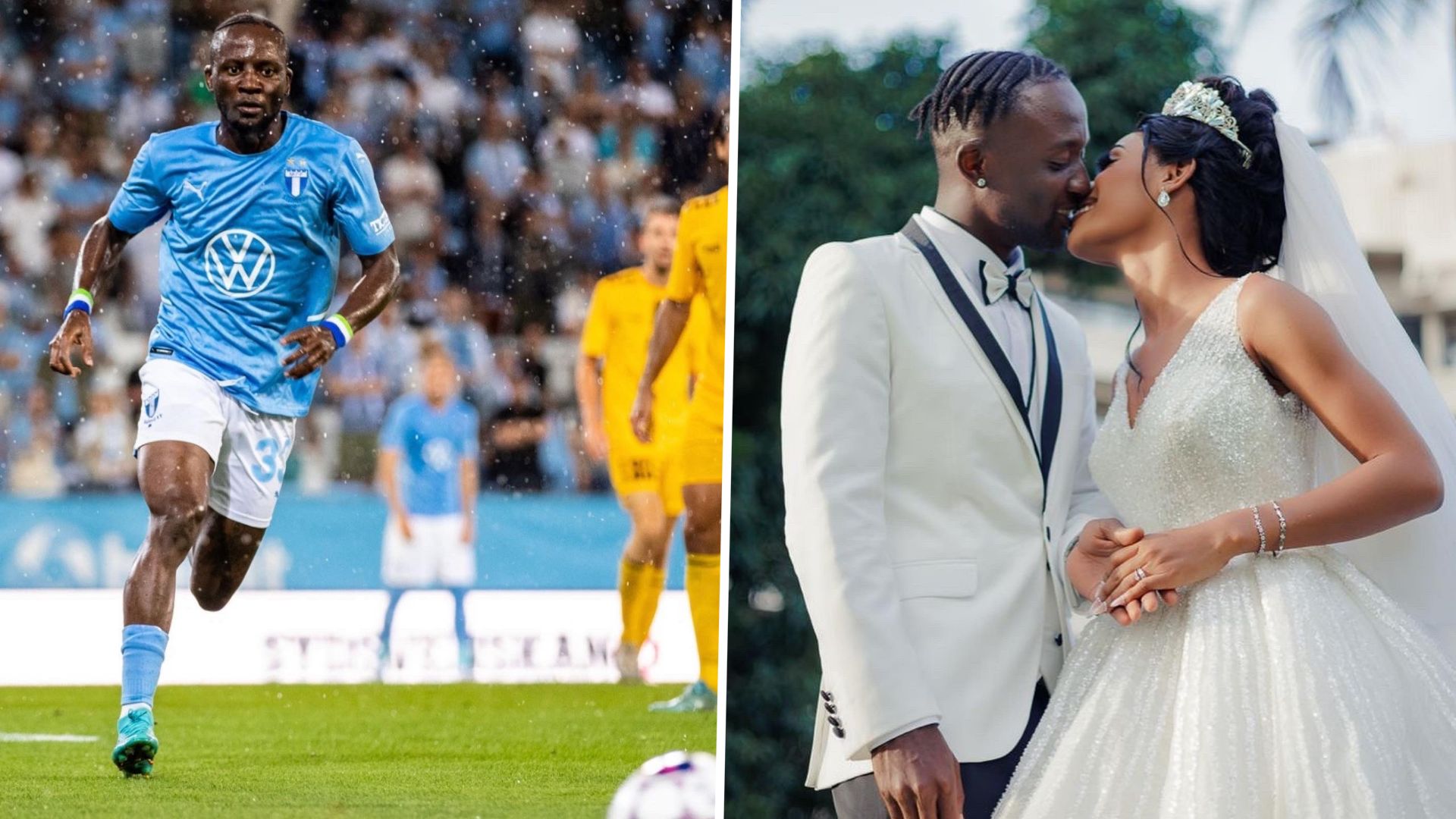 African football wedding