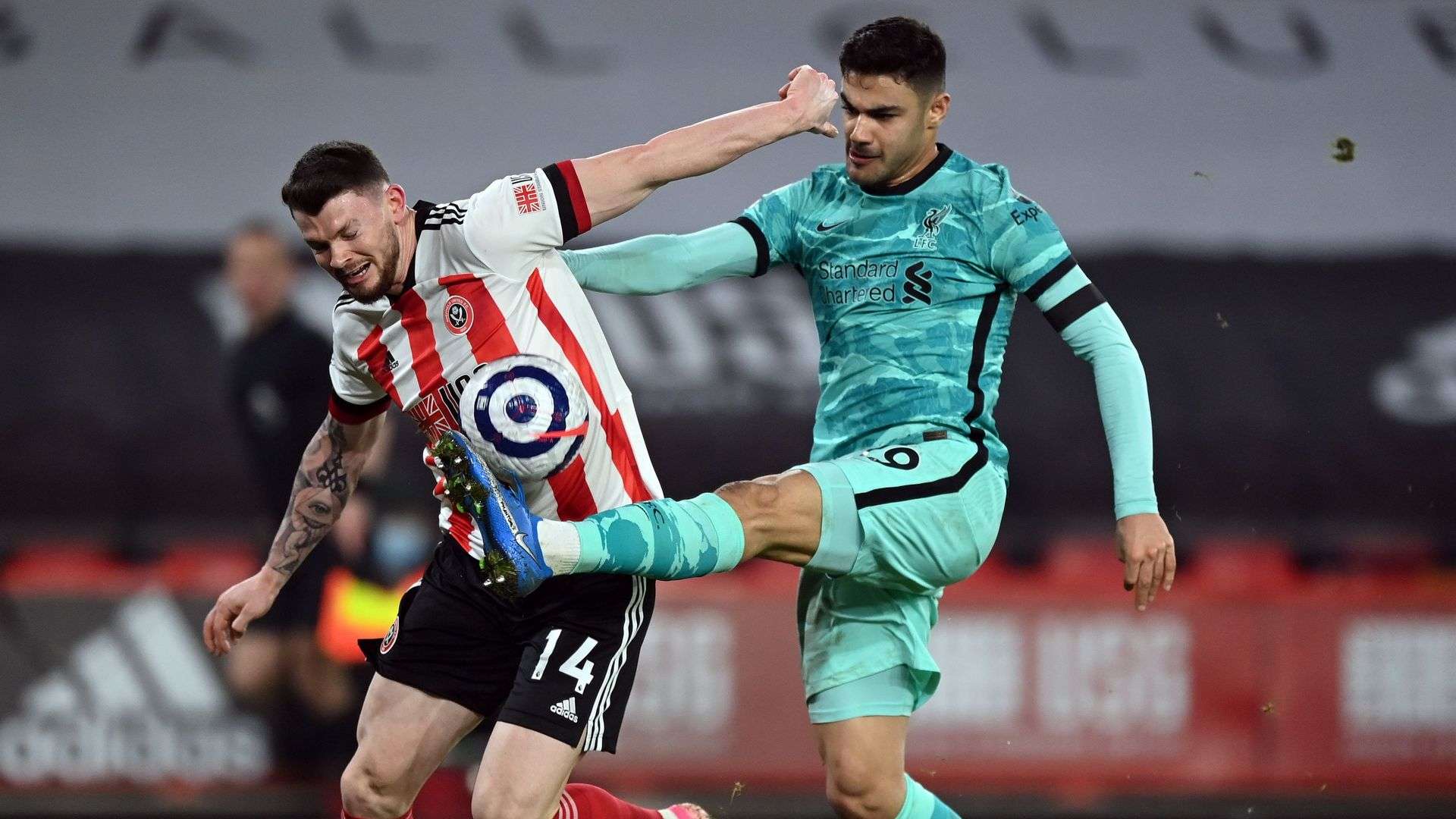 Ozan Kabak Sheffield United vs Liverpool 02.28.2021