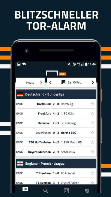 Goal Live Scores App Head-to-Head Blitzschneller Tor-Alarm